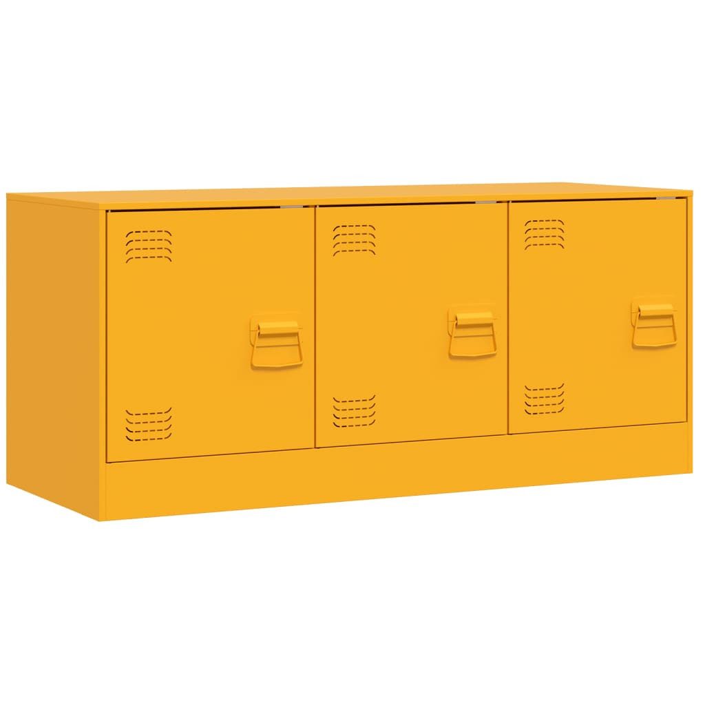 vidaXL Schrankmodule TV-Schrank Senfgelb 99x39x44 cm Stahl günstig online kaufen