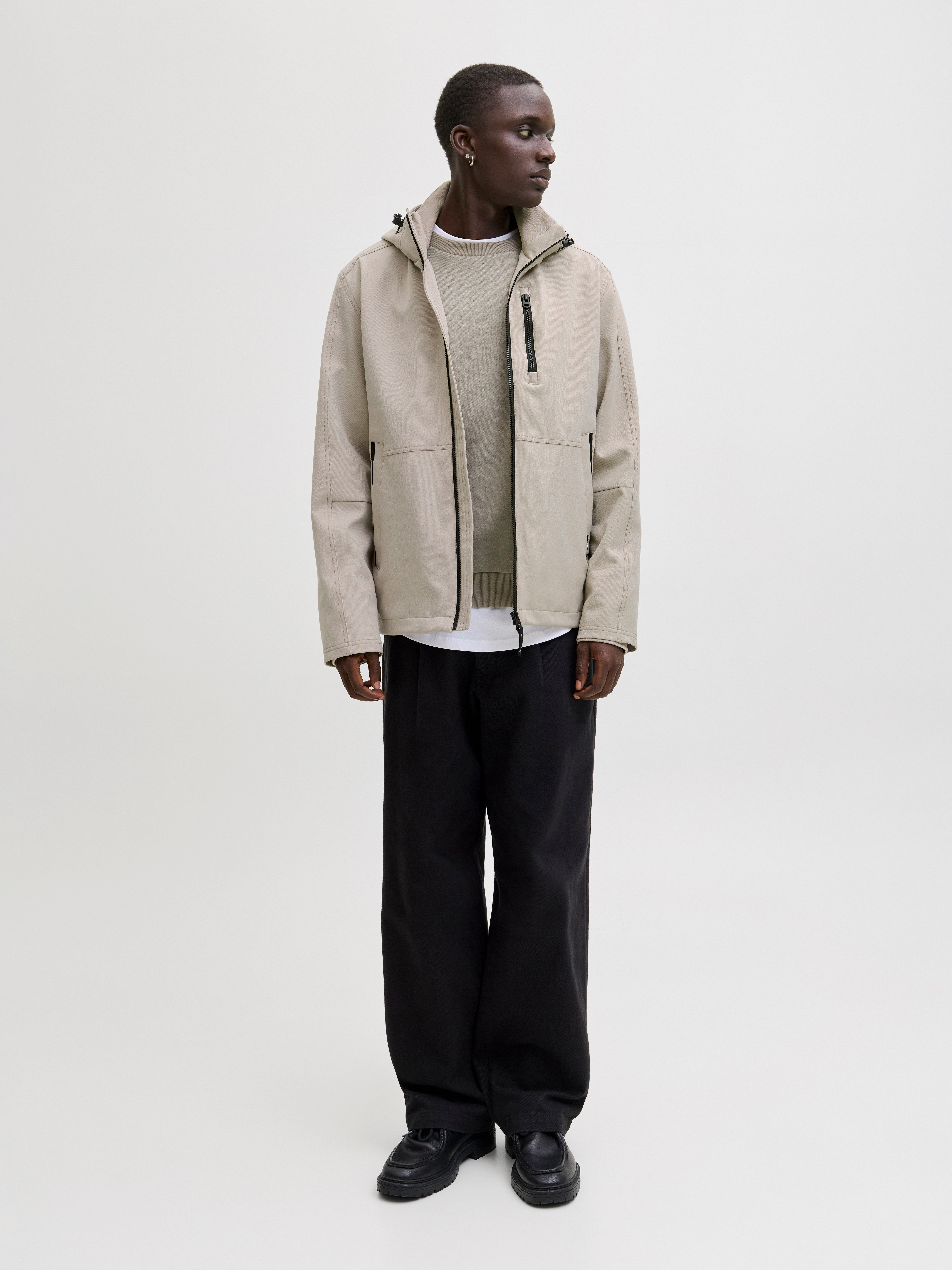 Jack & Jones Outdoorjacke JJEADAM DOVER JACKET SN mit Kaputze