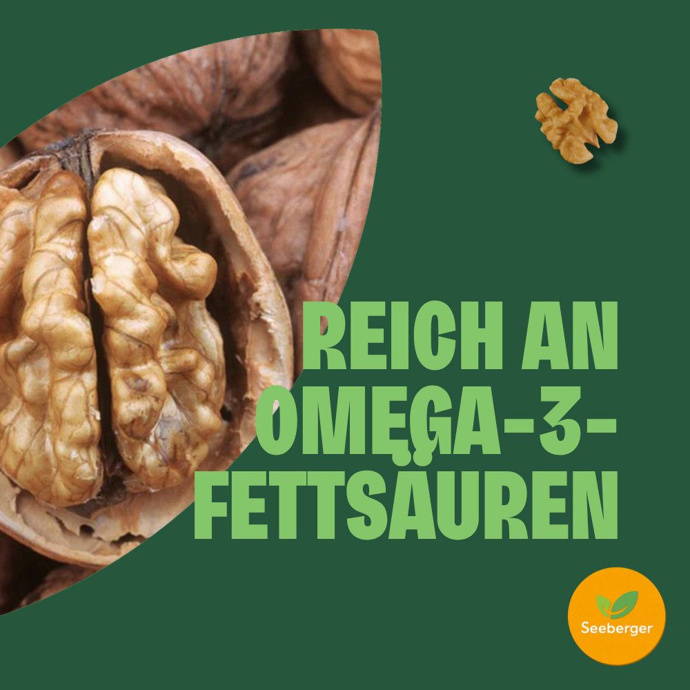Seeberger Snacks Trockenfrüchte Seeberger Walnüsse Multipack - 5 x 150 g, naturbelassen