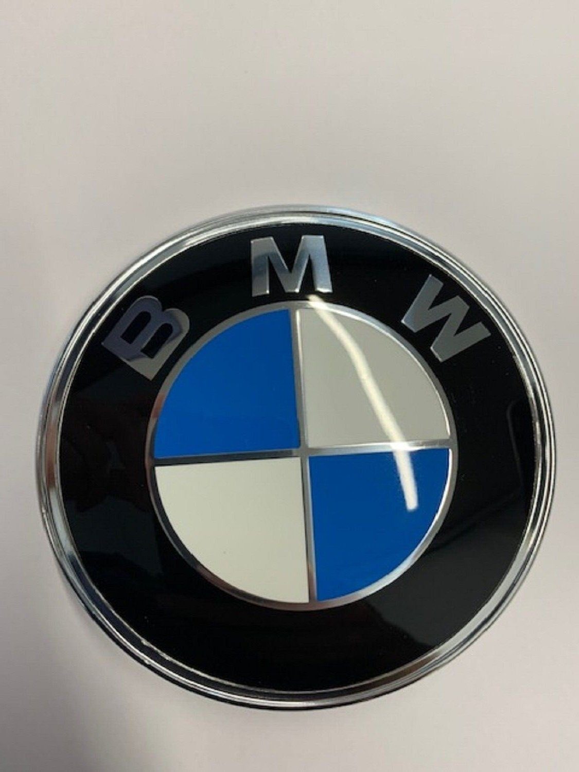 BMW Plakette Emblem für die Motorhaube Frontklappe oder Heckklappe Ø 82MM