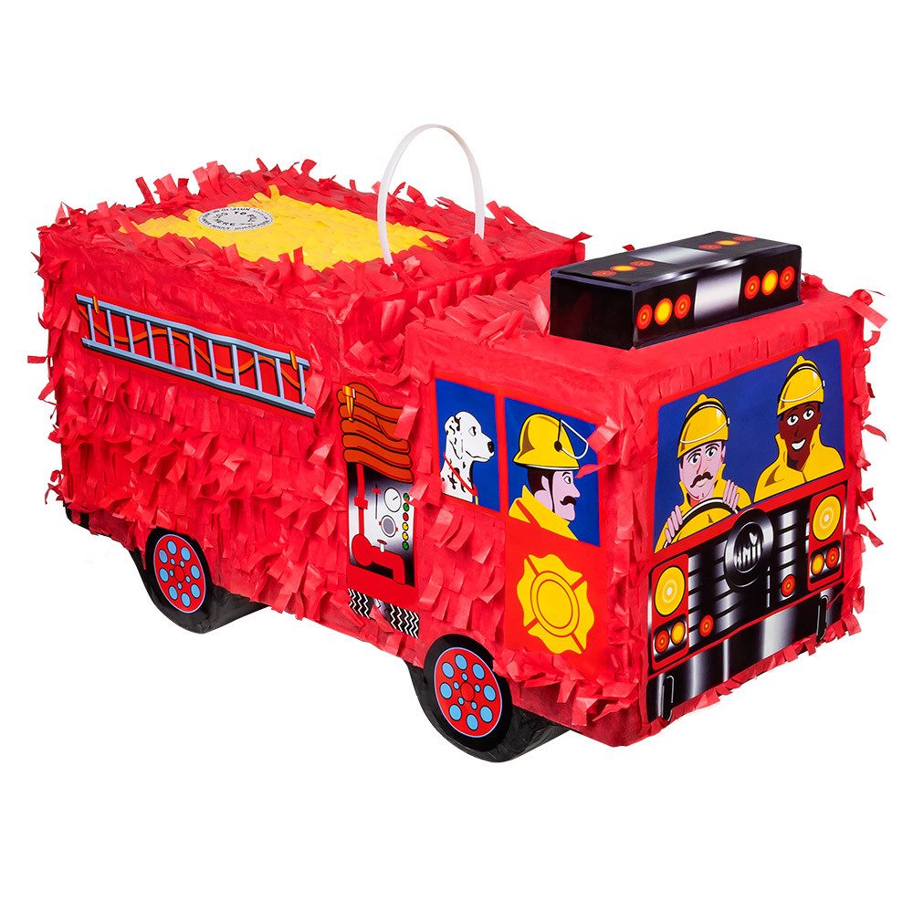 Boland Pinata Pinata Feuerwehrauto, Rot - 43 x 24 x 18 cm