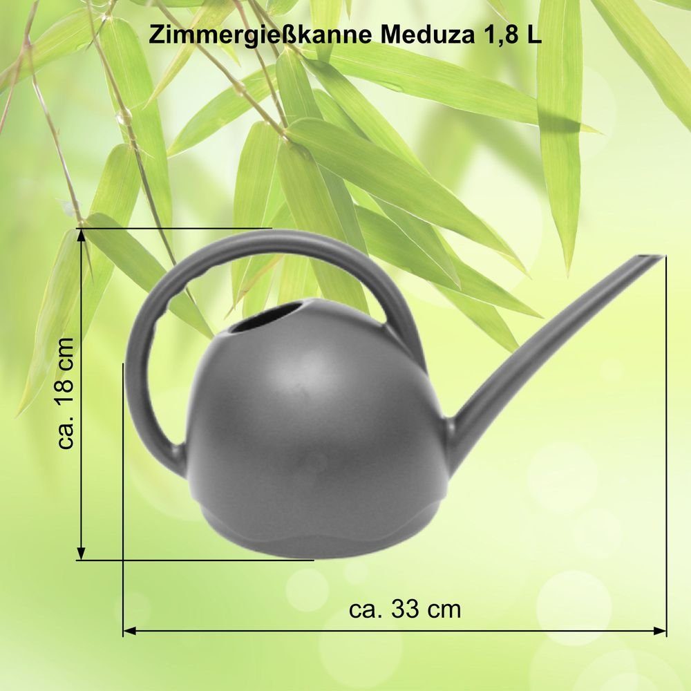 0,7L creme - Meduza Set Heimwerkercenter MePla Sprüher Gießkanne Kunststoff 1,8L - Übertopf +