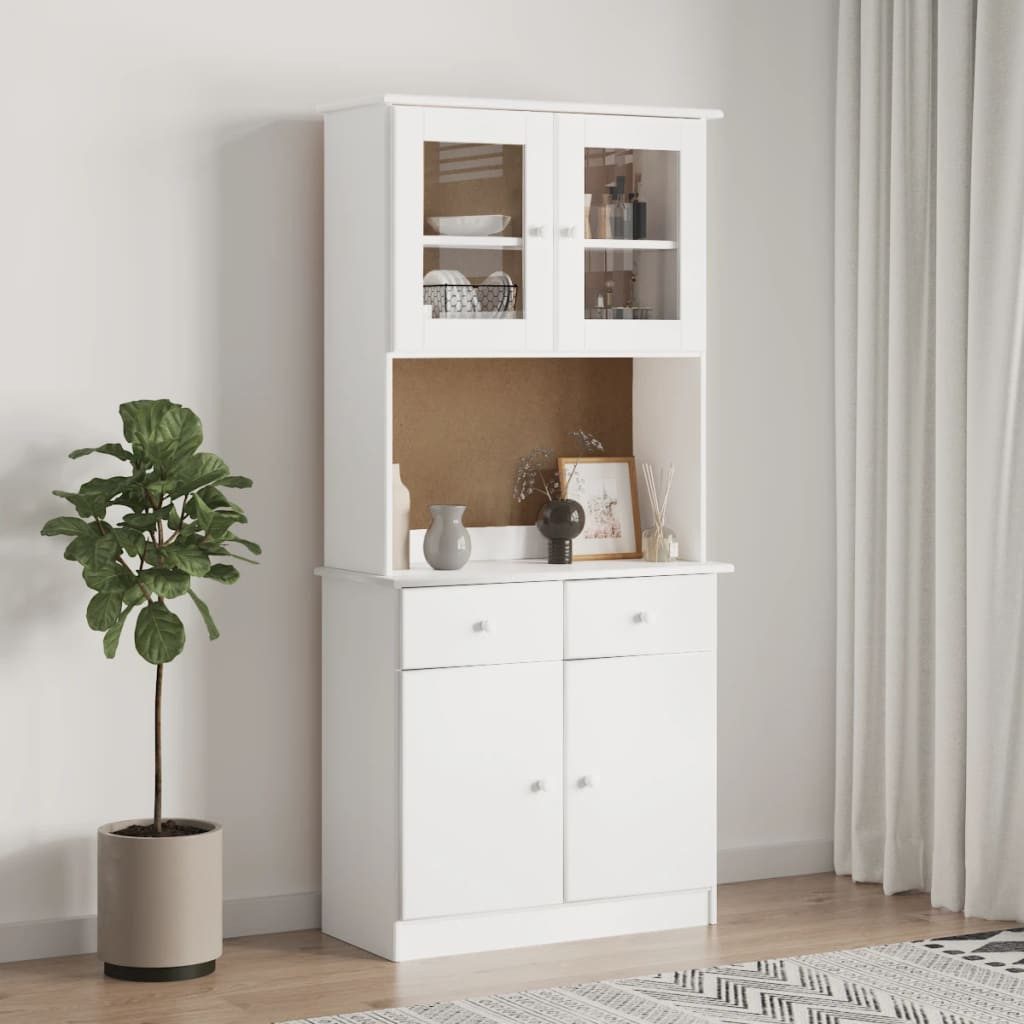 vidaXL Sideboard Sideboard-Aufsatz ALTA Weiß 77x30x92 günstig online kaufen