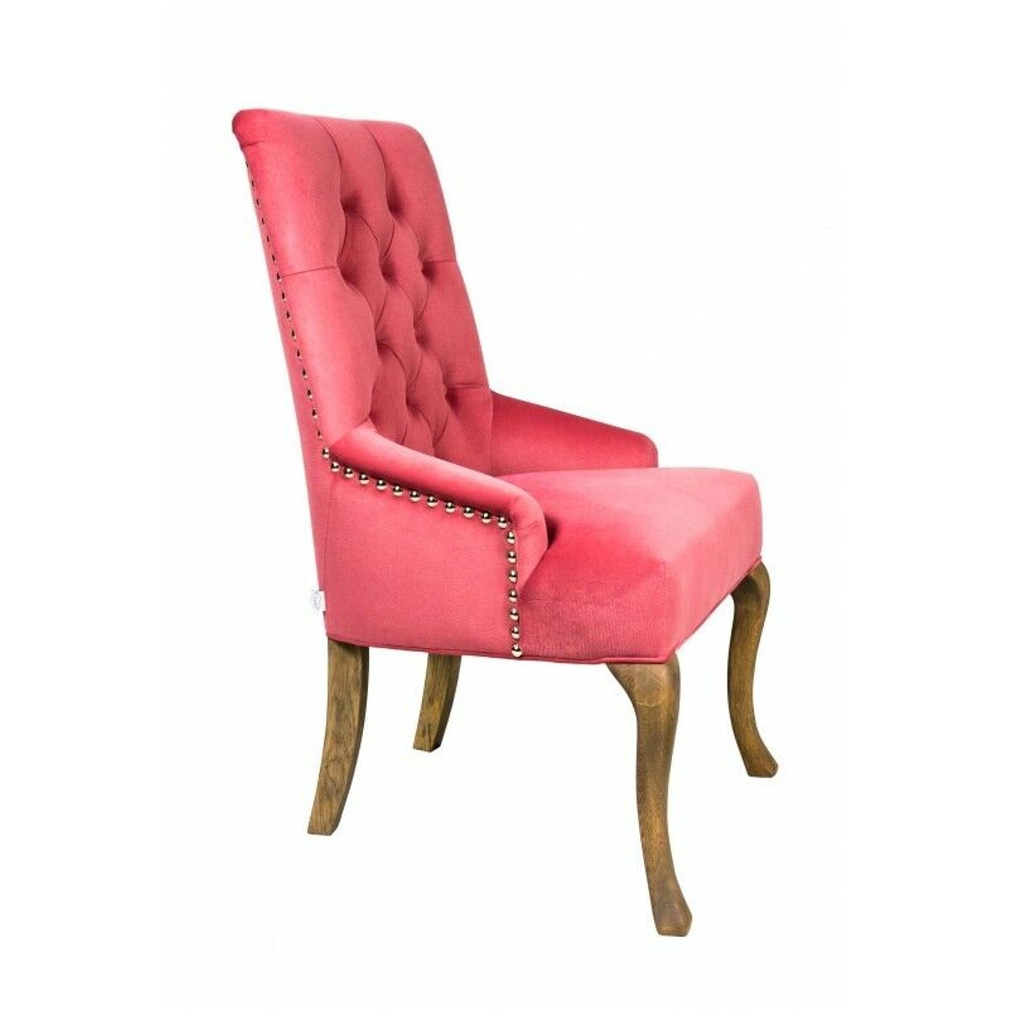 Stühle Stuhl Hotel Rosa Stuhl, Chesterfield Neu Garnitur Textil JVmoebel Gruppe 6xSet Design Polster