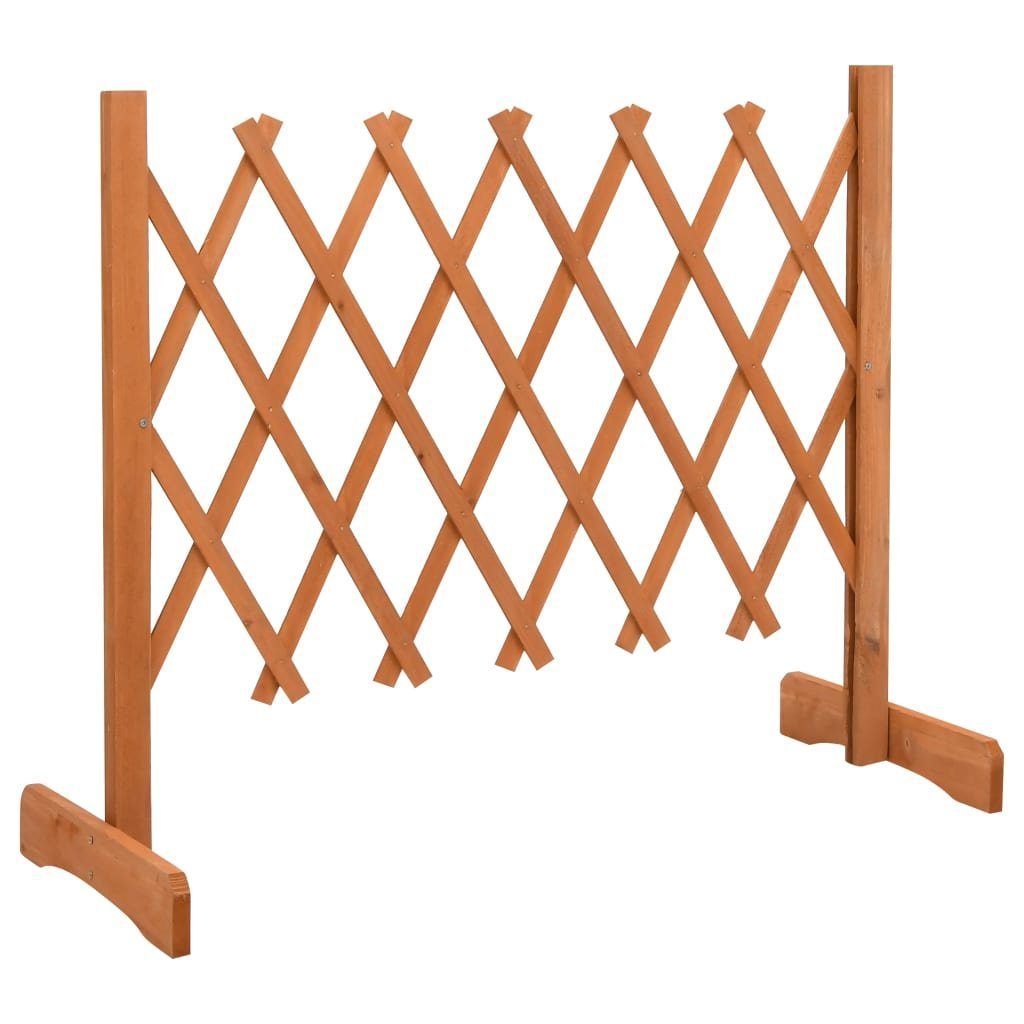 vidaXL Gartenzaun Garten-Rankzaun Orange 120x60 cm Massivholz Tanne, (1-St)