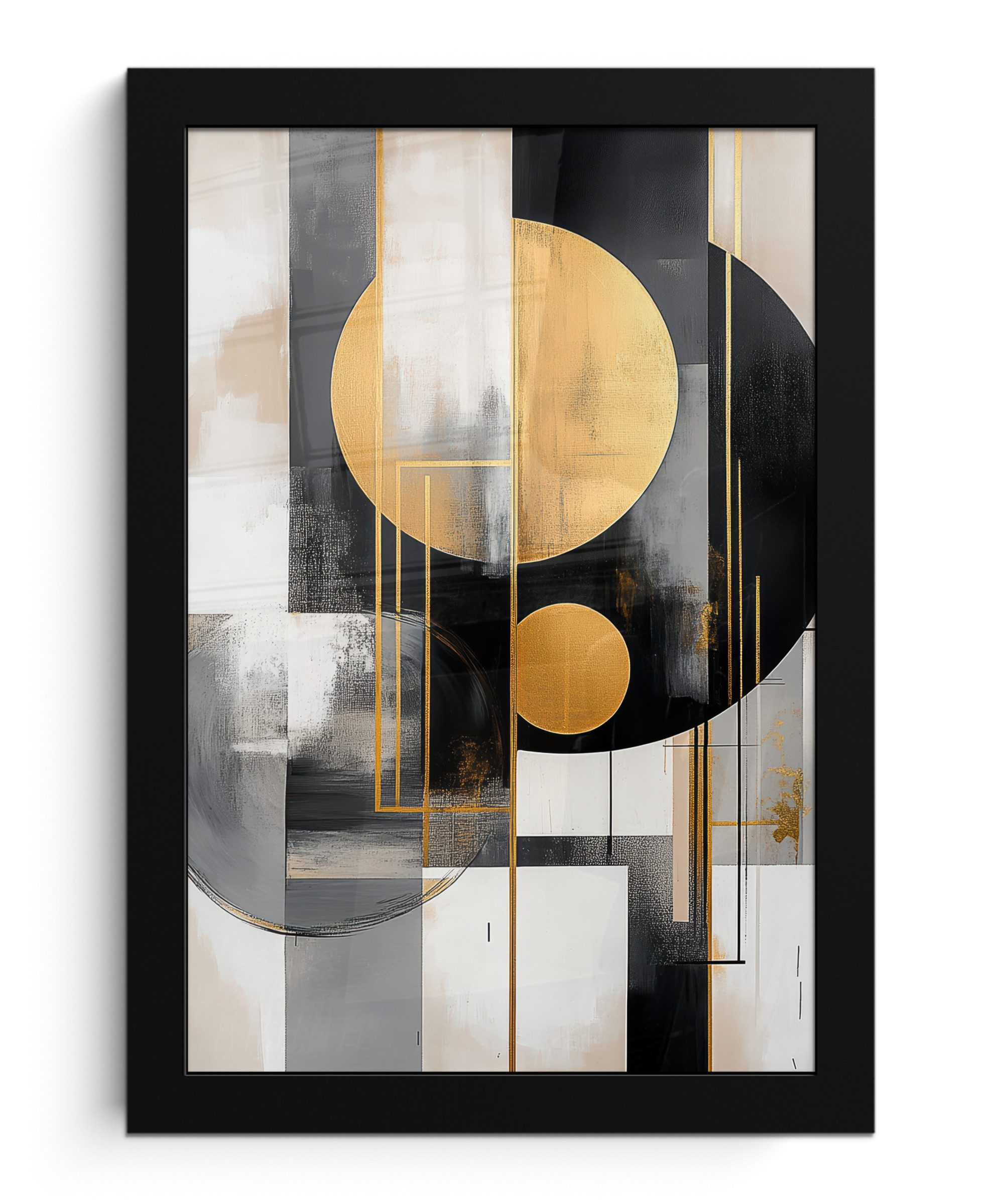 MuchoWow Poster Abstrakt - Gold - günstig online kaufen