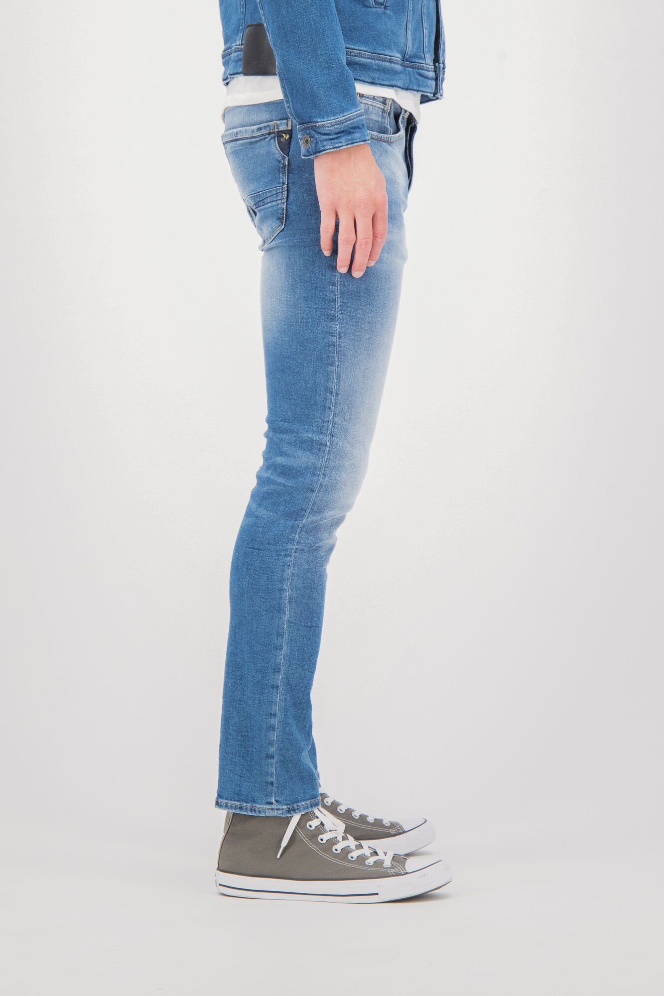 GARCIA JEANS 5-Pocket-Jeans GARCIA SAVIO blue vintage used 630.5763 - Motion Denim