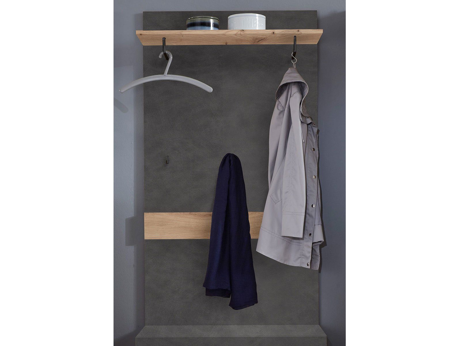 PREISBRECHER Garderobenpaneel Birkenhead, 80 x 144,5 x 27 cm (B/H/T) günstig online kaufen