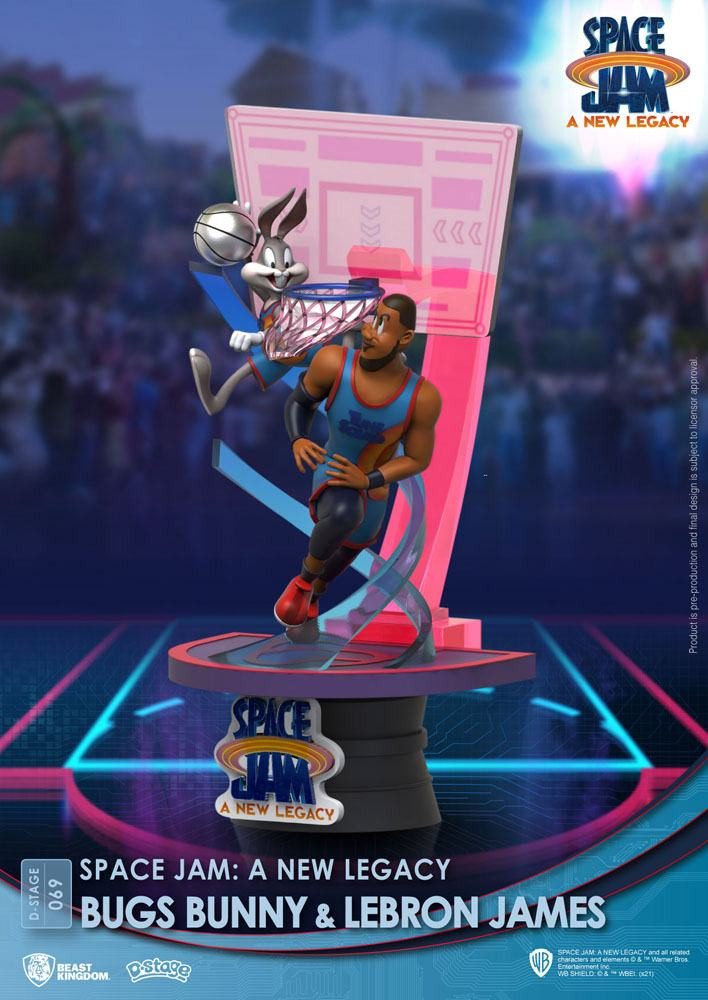 Beast Kingdom Toys Merchandise-Figur Space Jam: A New Legacy D-Stage Bugs Bunny & Lebron James