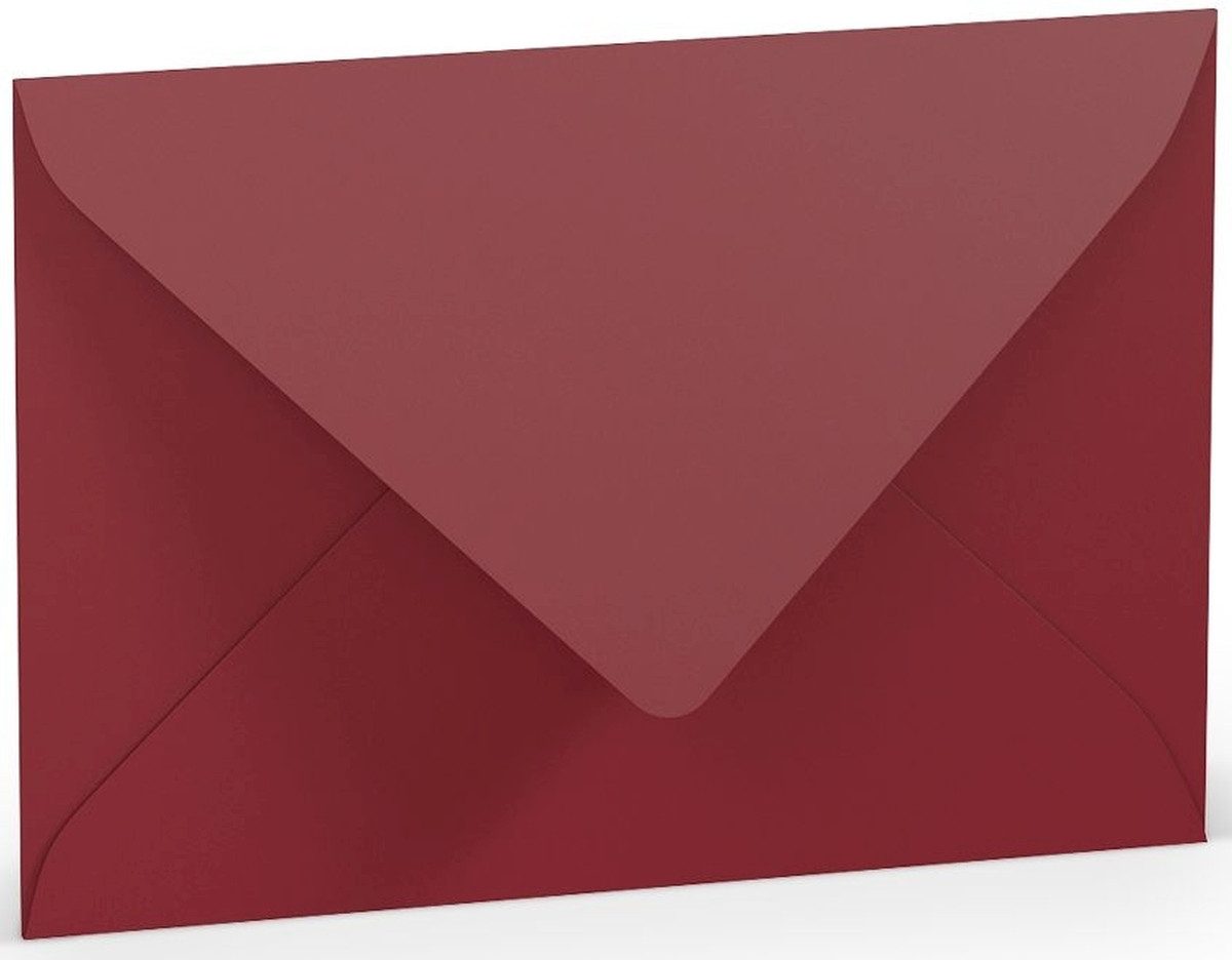 Rössler Briefumschlag Briefumschläge Coloretti VE=5 Stück C6 Rosso