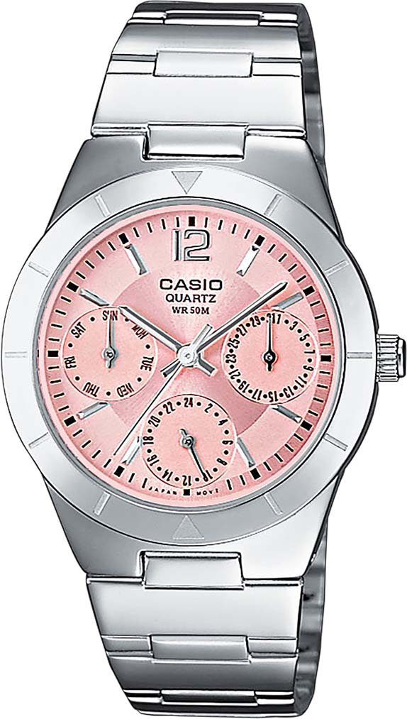 Damen Uhren Casio Collection Multifunktionsuhr LTP-2069D-4AVEG