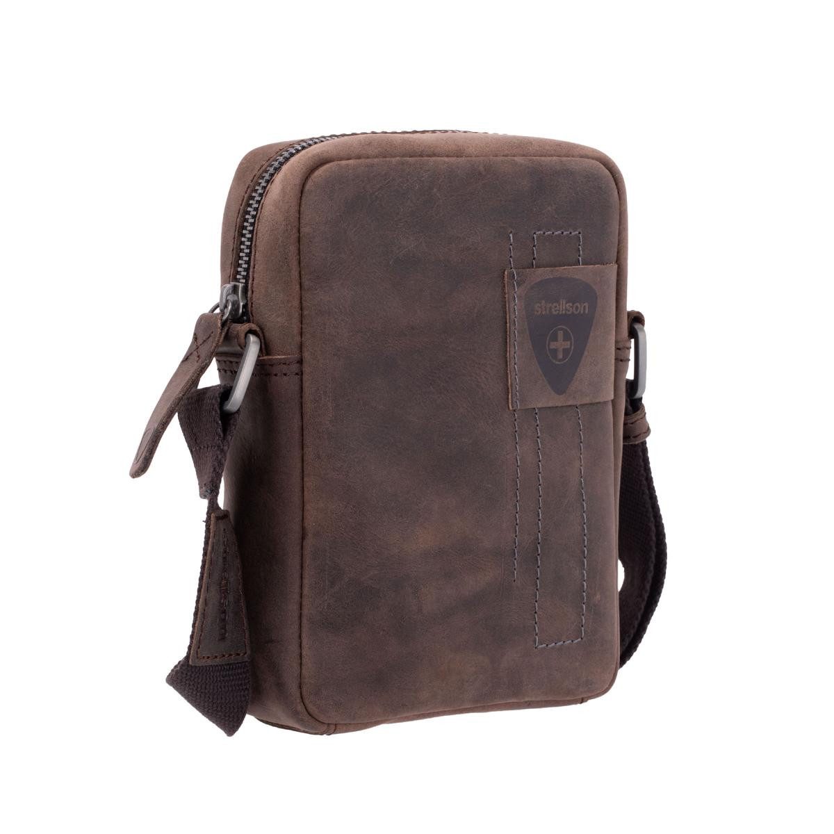 Strellson Umhängetasche Richmond Clint Shoulderbag Xsvz Umhängetasche 4010003249 (Umhängetasche, 1-tlg., kg), Innenfächer