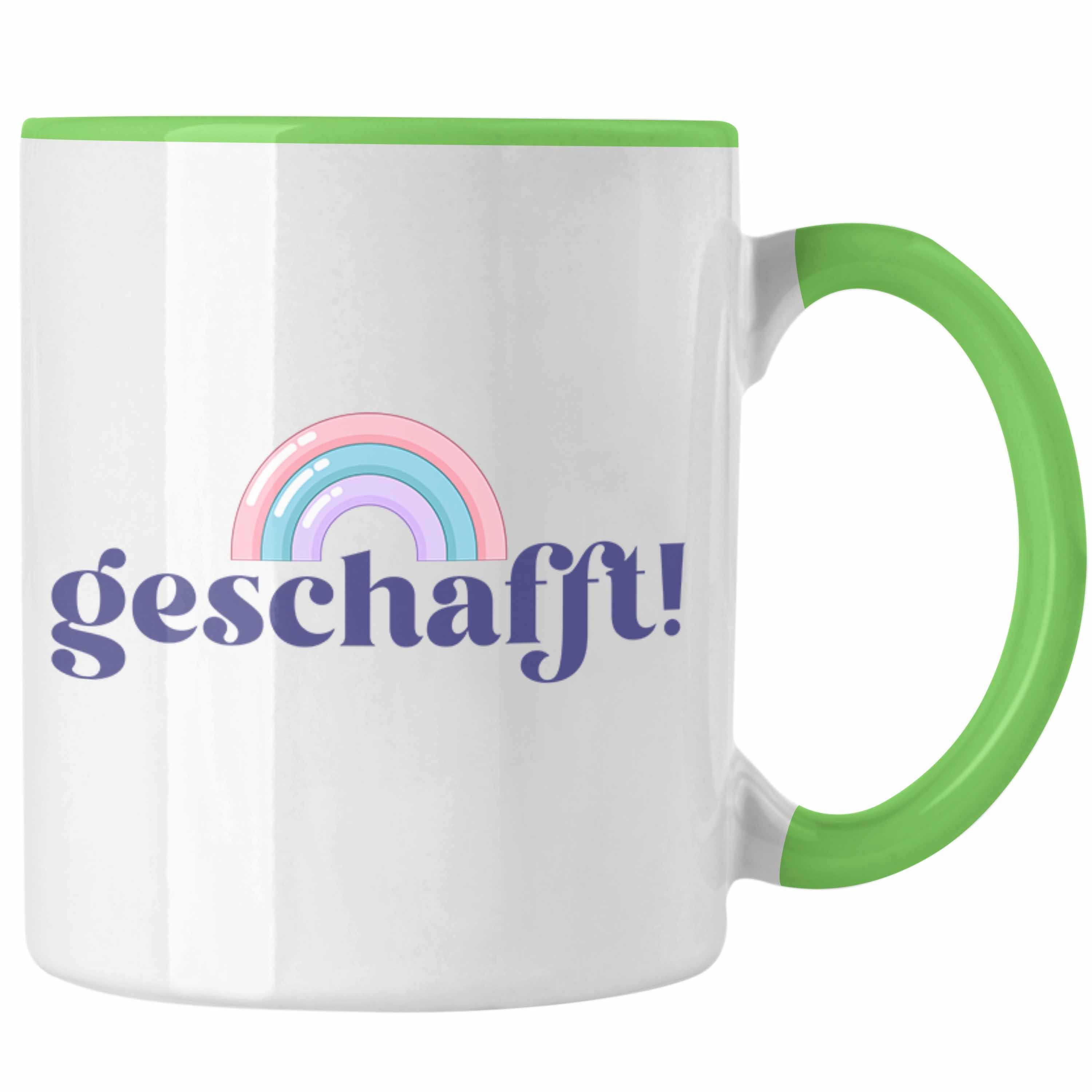 Bachelor Ausbildung Trendation Bestanden Grün Master Geschenk Tasse Tasse Geschafft Abi - Geschenkidee Trendation