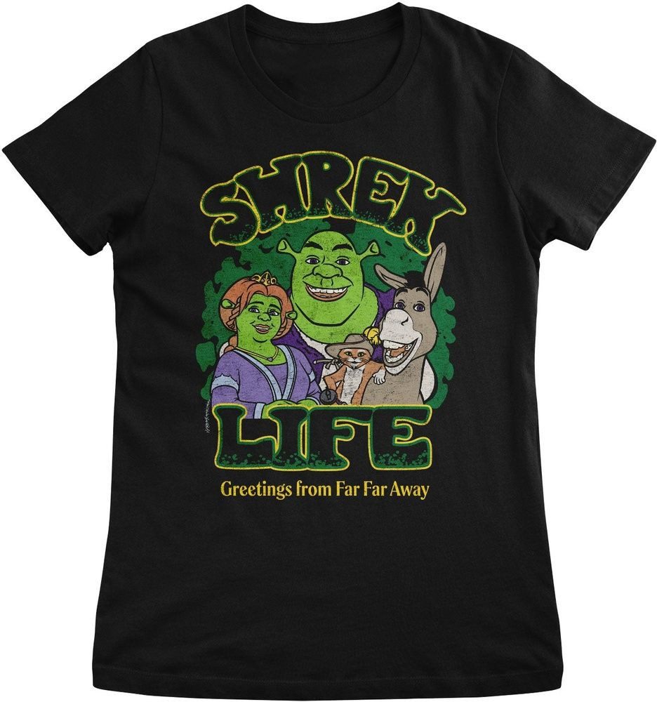 Shrek T-Shirt Shrek Life Girly Tee