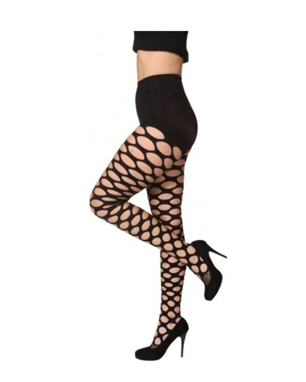 Orlob Strumpfhose Lochstrumpfhose Strumpfhose mit Löchern Karneval Fasching Cosplay