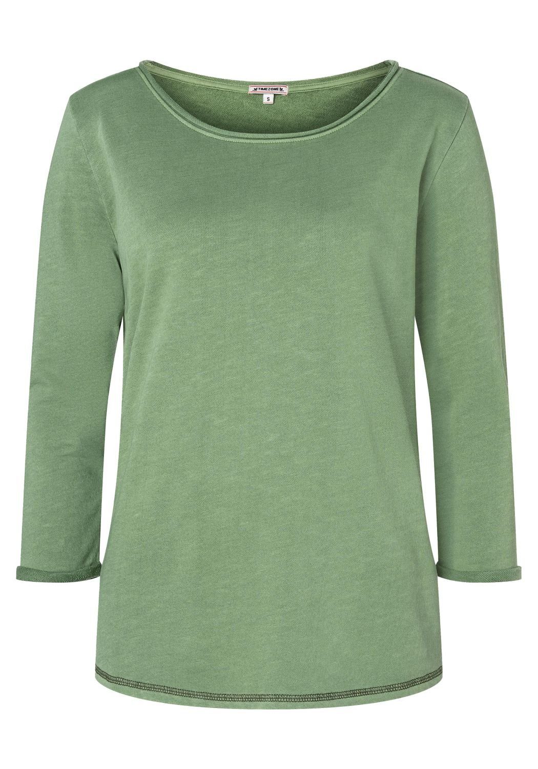 TIMEZONE Strickpullover 3/4 SLEEVE aus Baumwolle