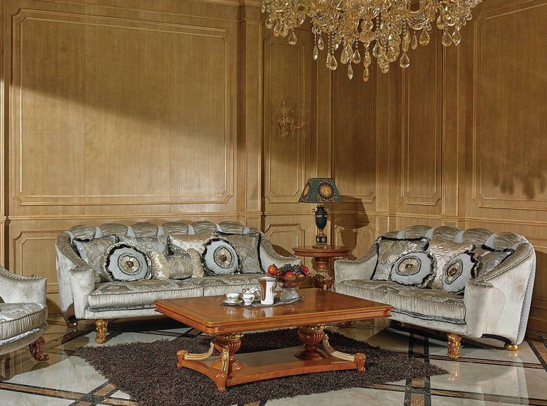 Sofagarnitur Sofa, 3+2 Barock Antik Couch Klassische JVmoebel Sofa Stil Rokoko