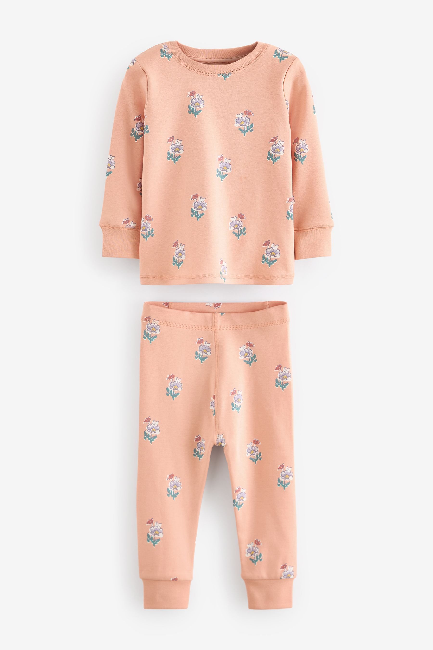 Next Pyjama Schlafanzüge mit floralem Muster, 3er-Pack (6 tlg)