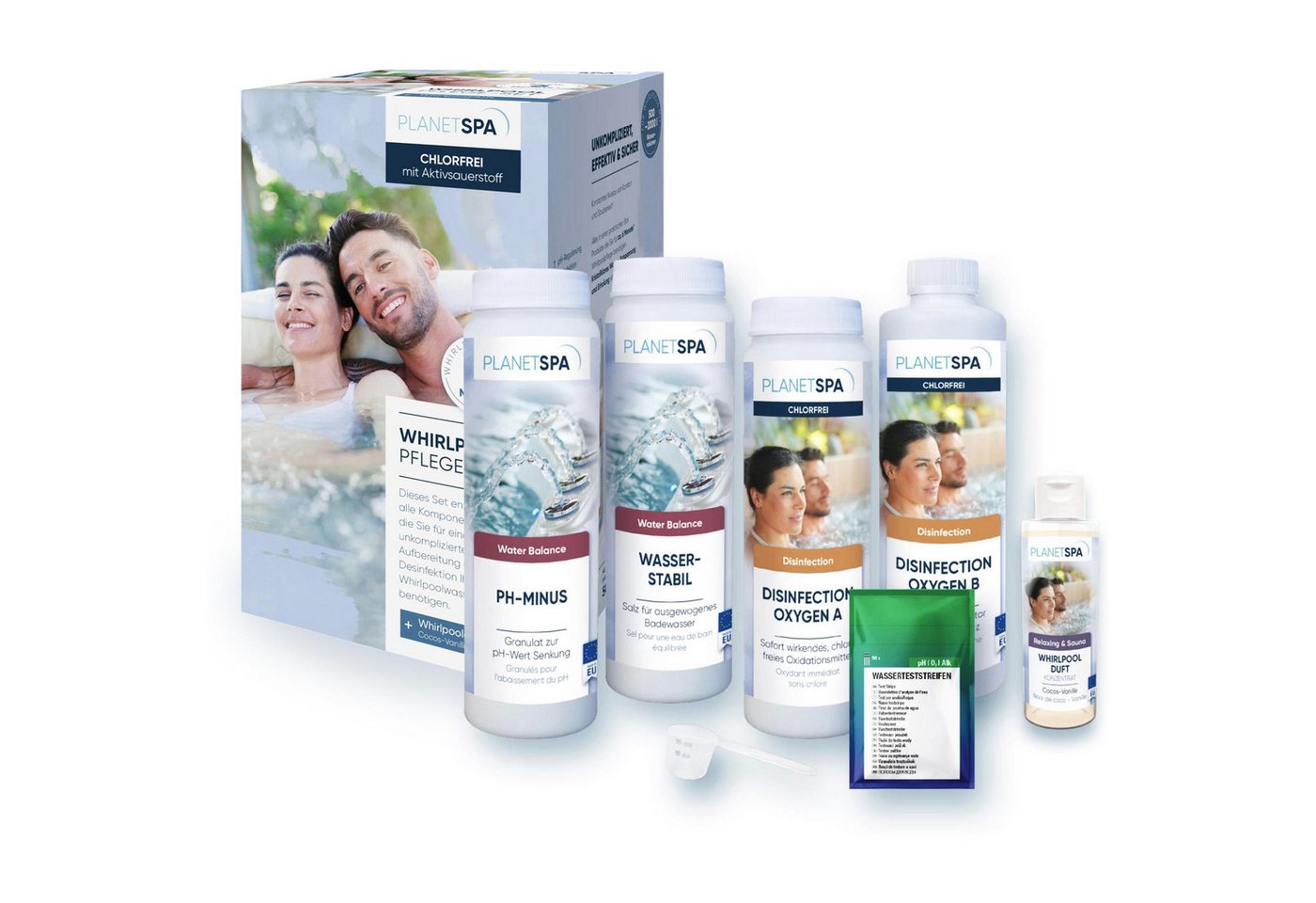 Planet Spa Poolpflege Planet Spa Whirlpoolpflege-Set Aktiv Sauerstoff