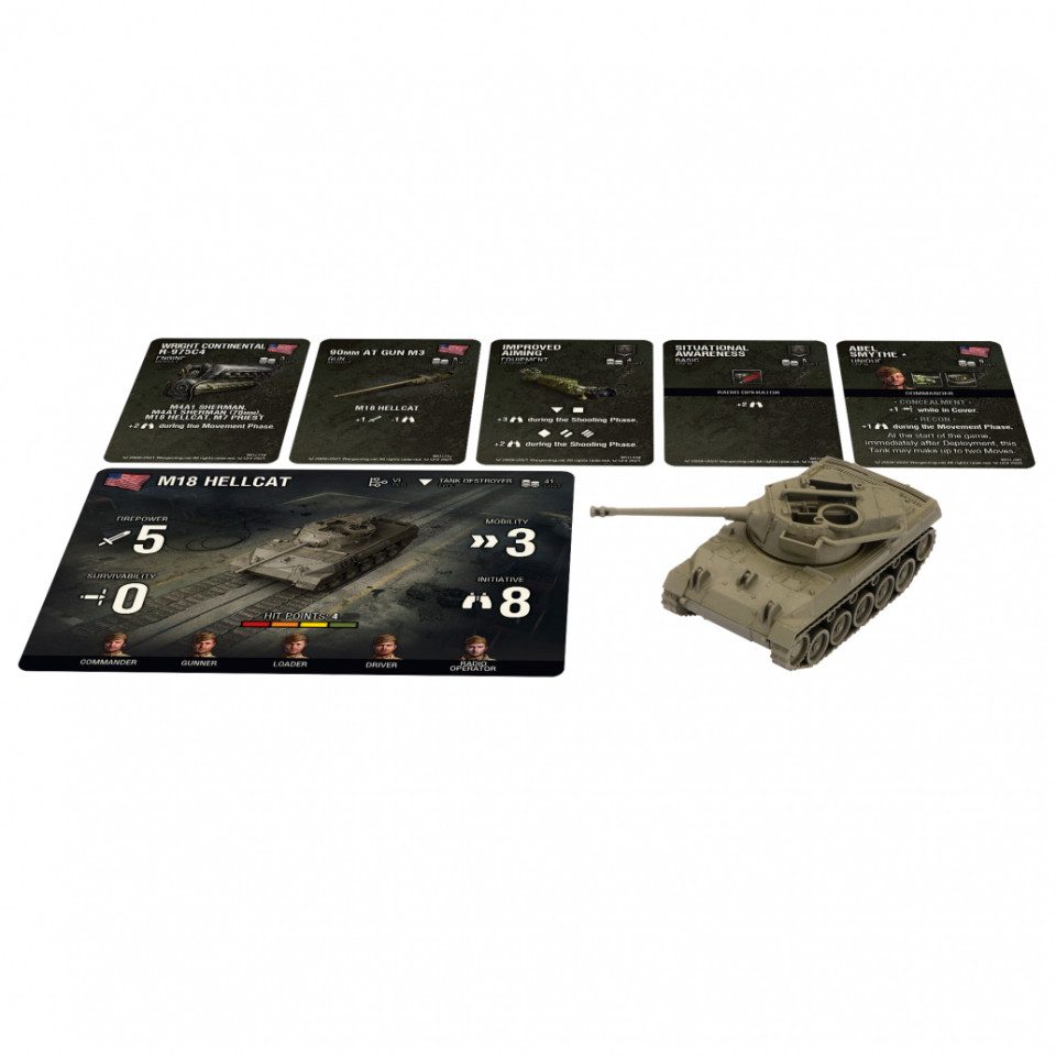 Galeforce Nine Spiel, World of Tanks - Wave 9 - American (M18 Hellcat)