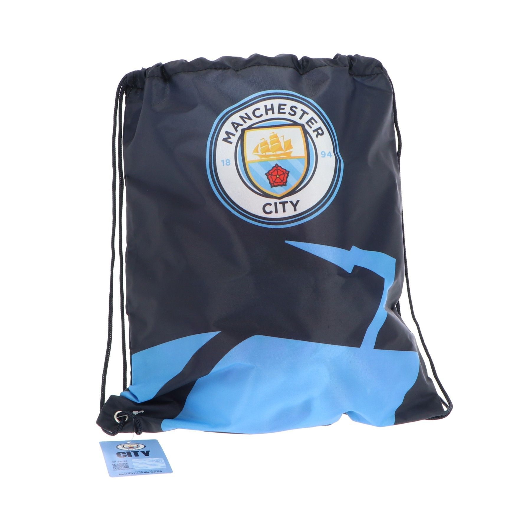 Manchester City Turnbeutel Gymbag für Jungen und Mädchen für Alltag und Aktivitäten 35 × 40 cm