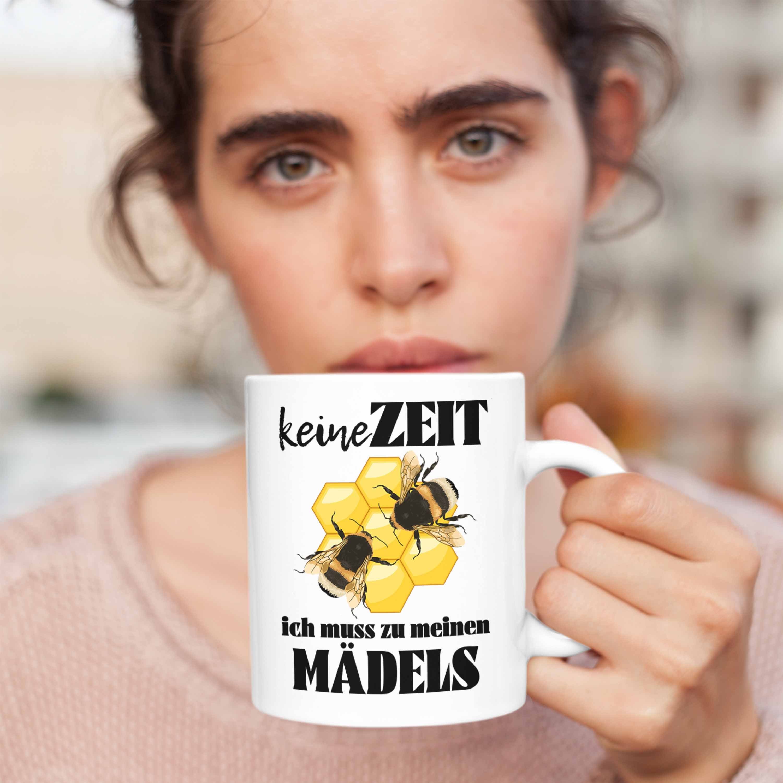 Kaffeetasse Zuebhör Trendation Trendation Imker Tasse Tasse Bienenzüchter - Weiss Bienen Bienenzucht Geschenk Geschenkideen