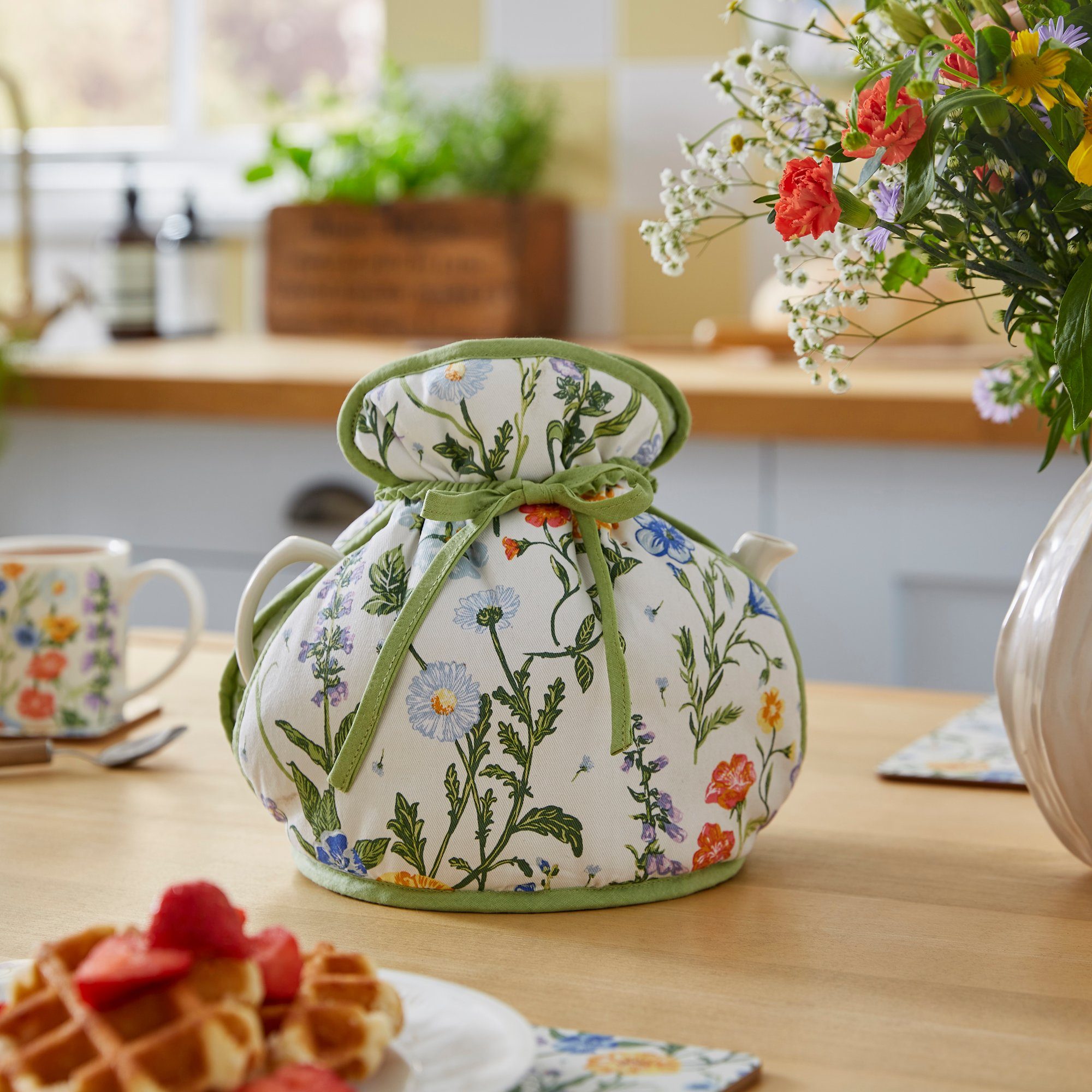 Ulster Weavers Teekanne Cottage Garden, (Set, 1-St., 1-teilig), Muff Tea Cosy Teekannenhaube ca.26x23cm Teekannenwärmer