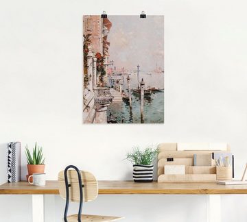 Artland Wandbild Der Canal Grande, Venedig., Italien (1 St), als Leinwandbild, Poster in verschied. Größen