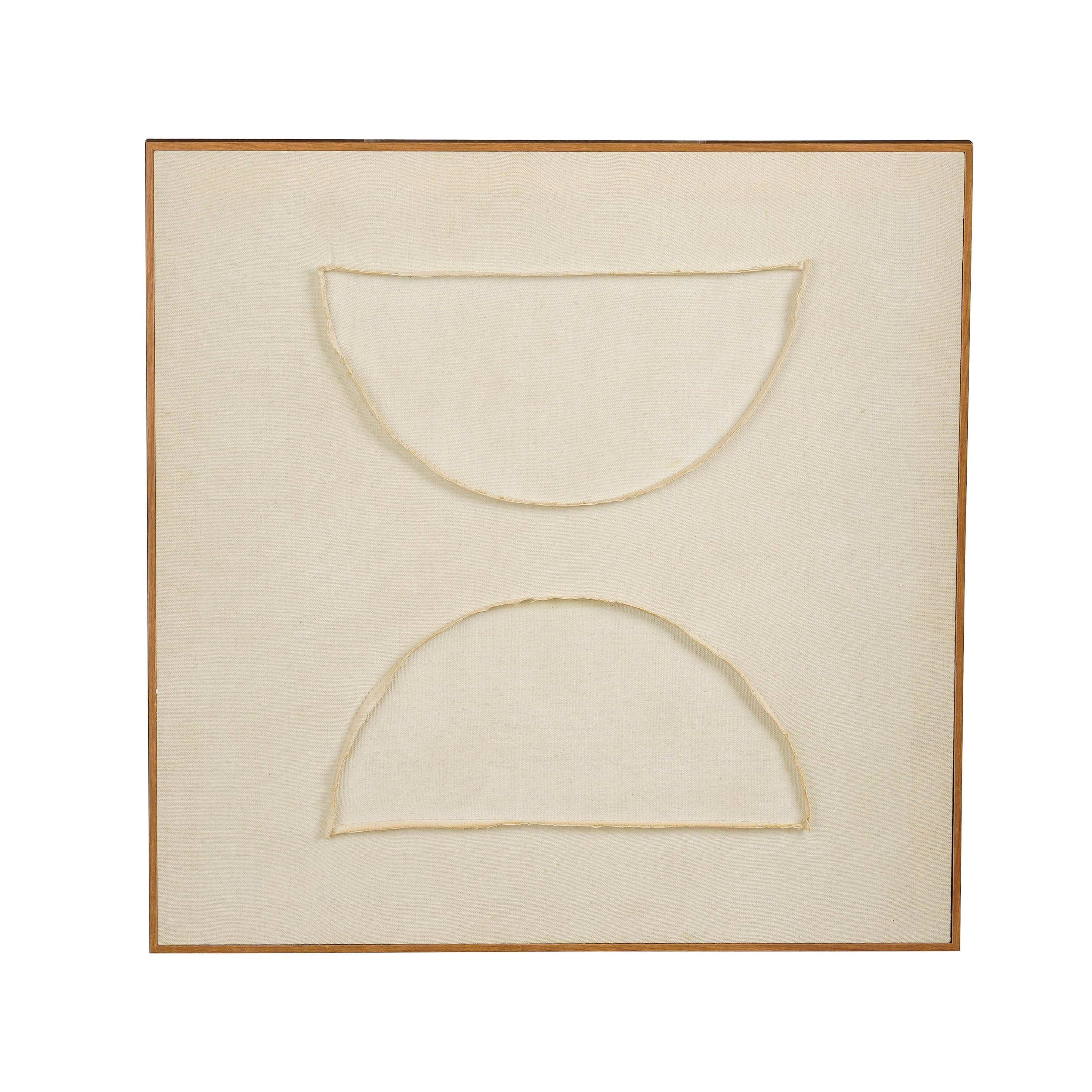 Mica Decorations Wandpaneel Mica Wanddeko Beige 60x60 cm