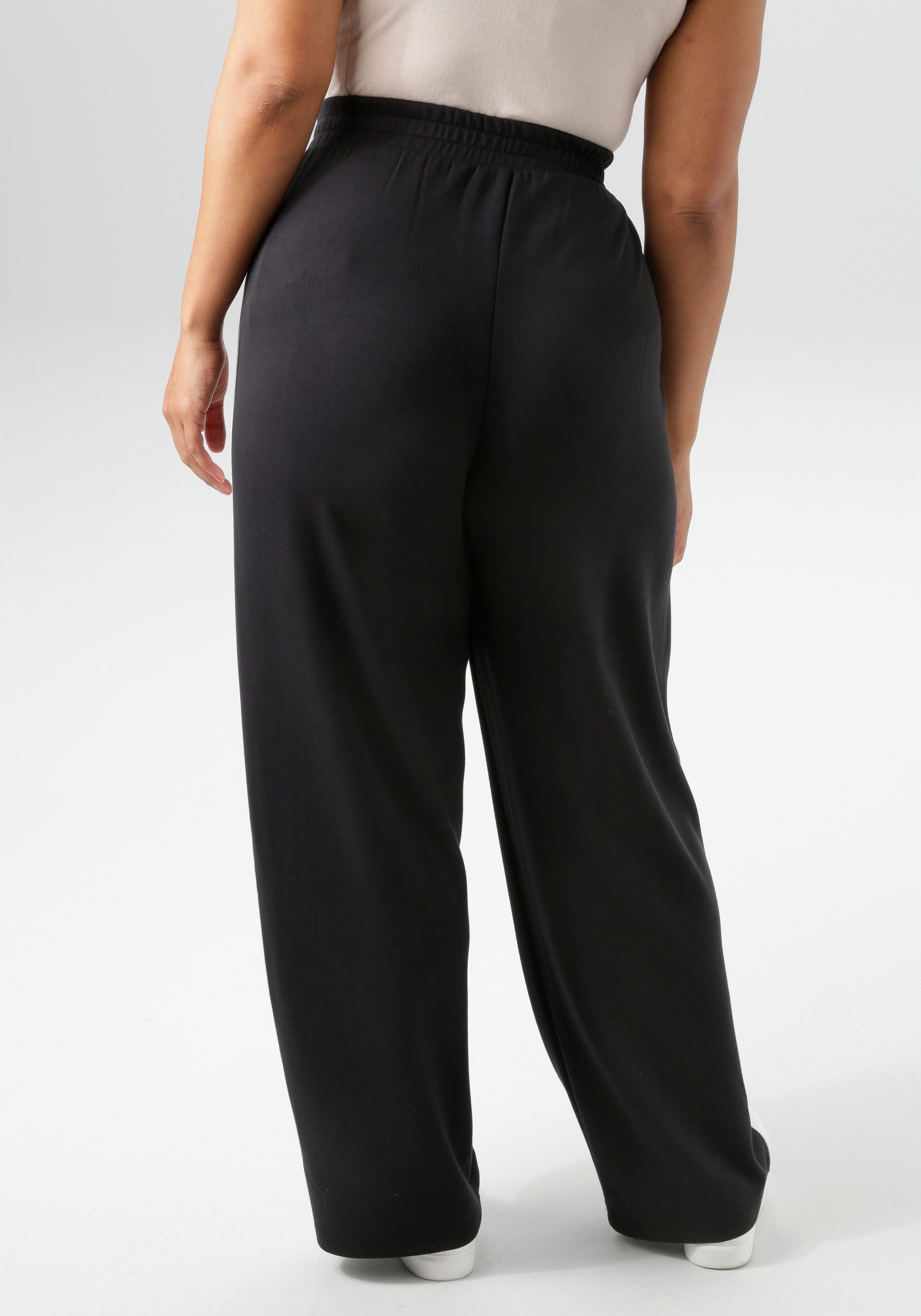 Aniston PLUS Sweathose aus super weichen, elastischen Jersey-Qualität - NEUE KOLLEKTION