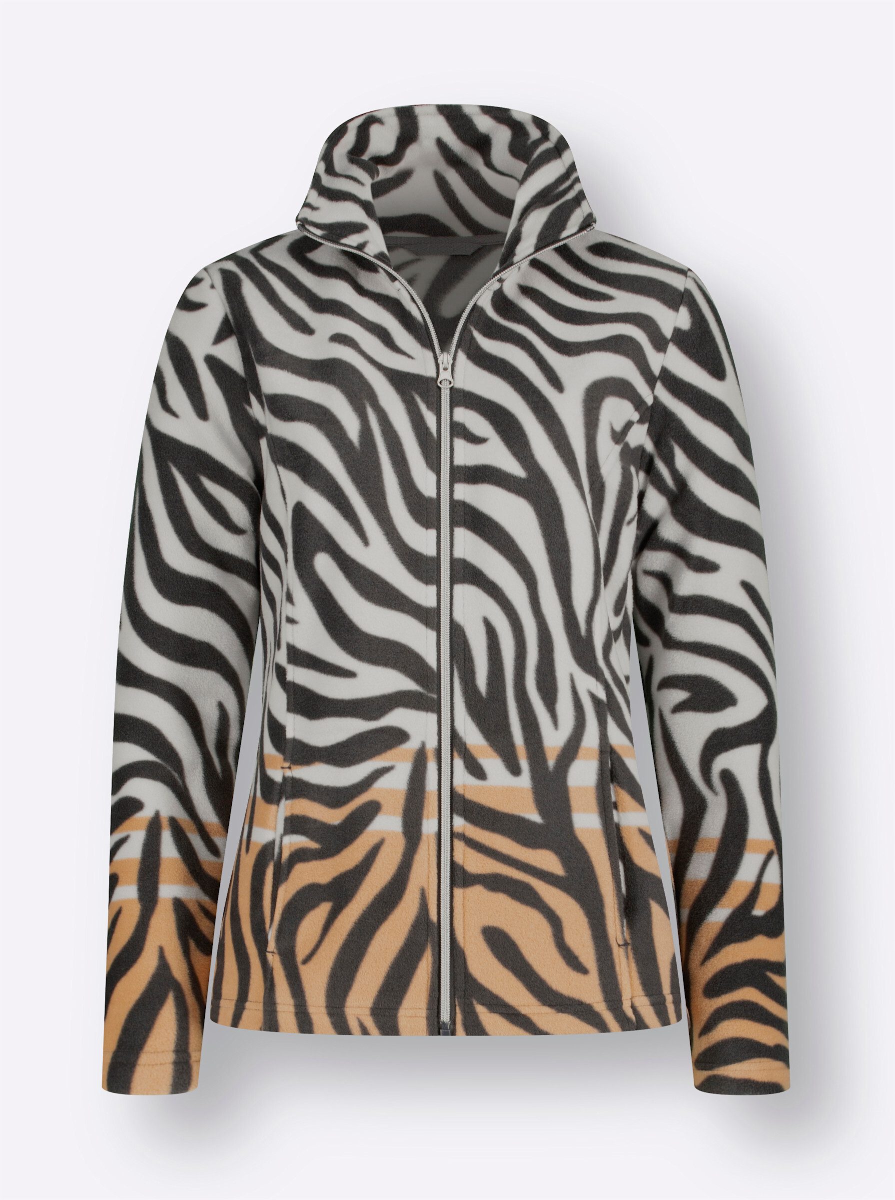 Sieh an! Fleecejacke Fleece-Jacke Langarm – Bild 4 von 4