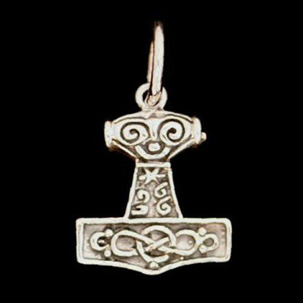 HOPLO Kettenanhänger Thors Hammer klein Schmuck Anhänger Silber Thorhammer günstig online kaufen