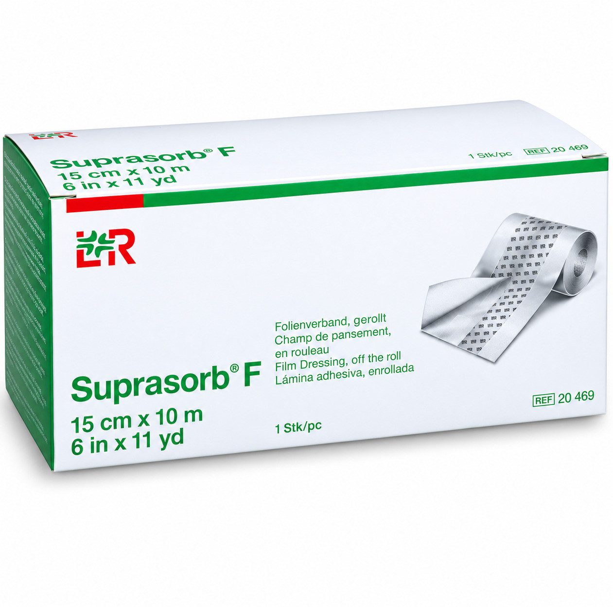 Lohmann & Rauscher GmbH & Co.KG Gips-und Verbandschutz Folien Wund Verand weiß 10 Meter wasserfest sebstklebend transparent