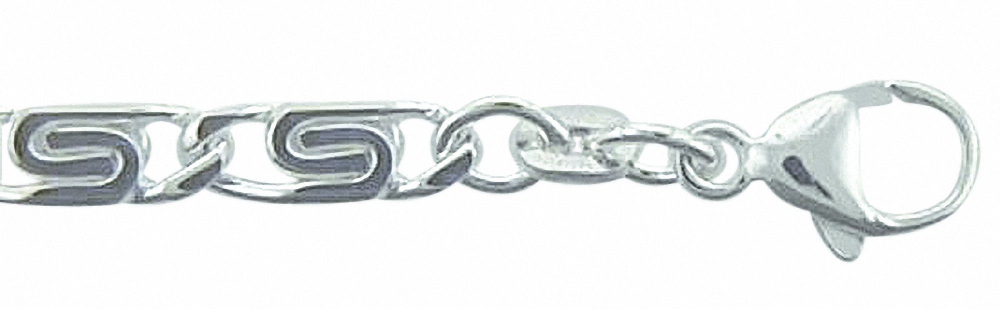 Silberarmband Damen Silberschmuck 925 Silber S Panzer Armband 19 cm
