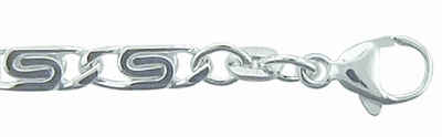 Adelia´s Silberarmband Damen Silberschmuck 925 Silber S Panzer Armband 19 cm, 19 cm 925 Sterling Silber S Panzerkette Silberschmuck für Damen