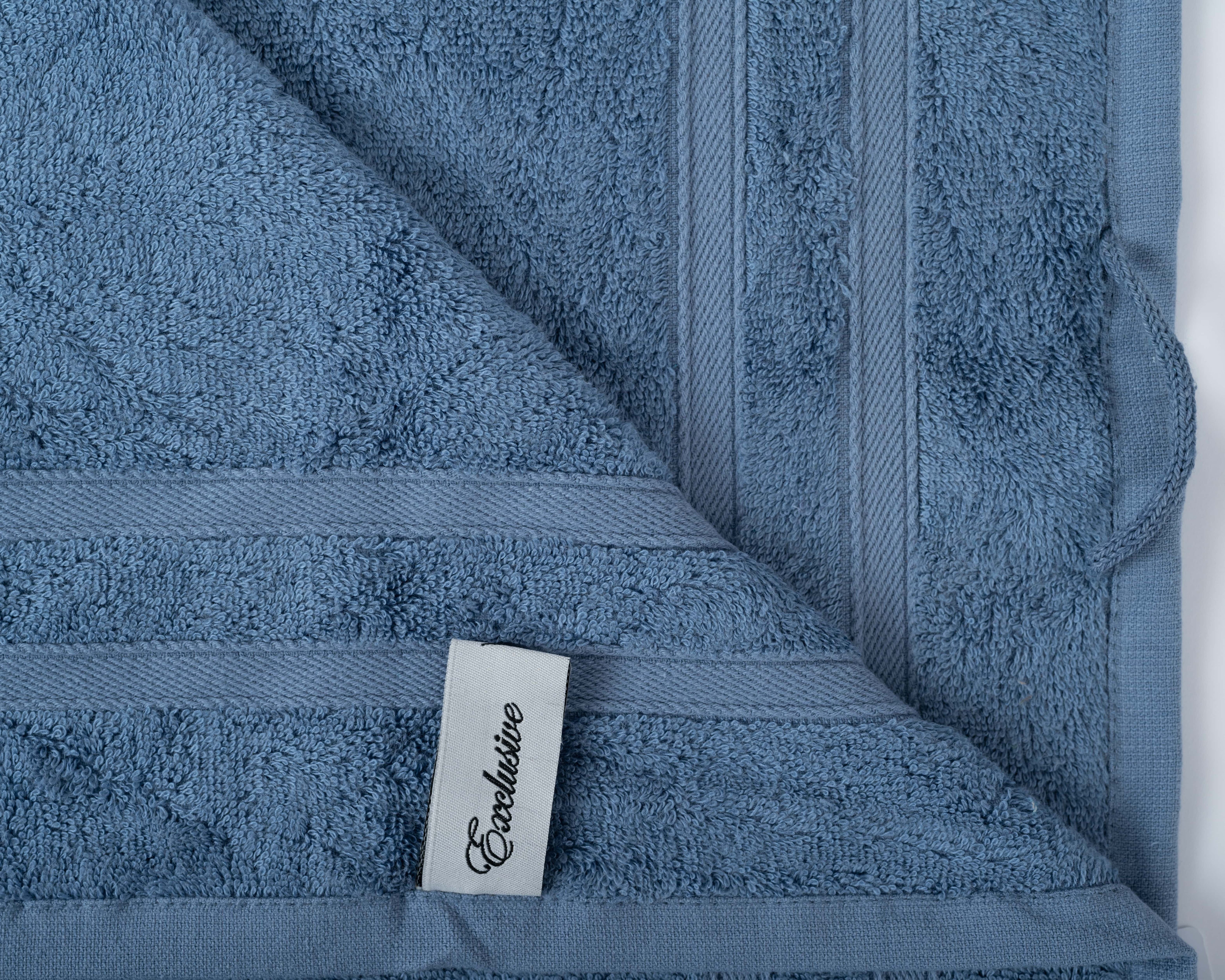 blau Handtücher extra Komfort, Frottee One Home und (8-St), Saugfähig Weich