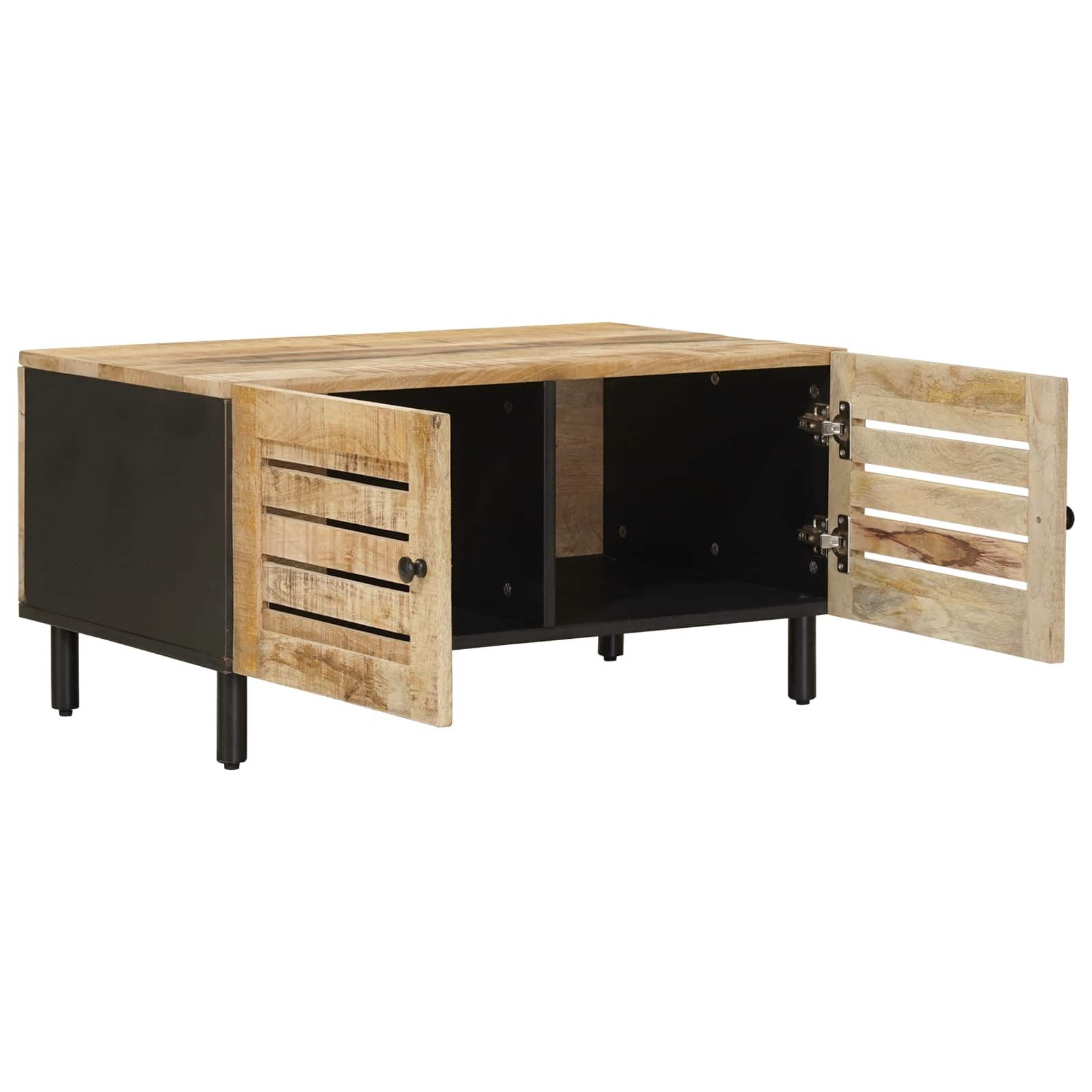 vidaXL Couchtisch Couchtisch Natur 80 x 50 x 40 cm Massivholz (1-St)