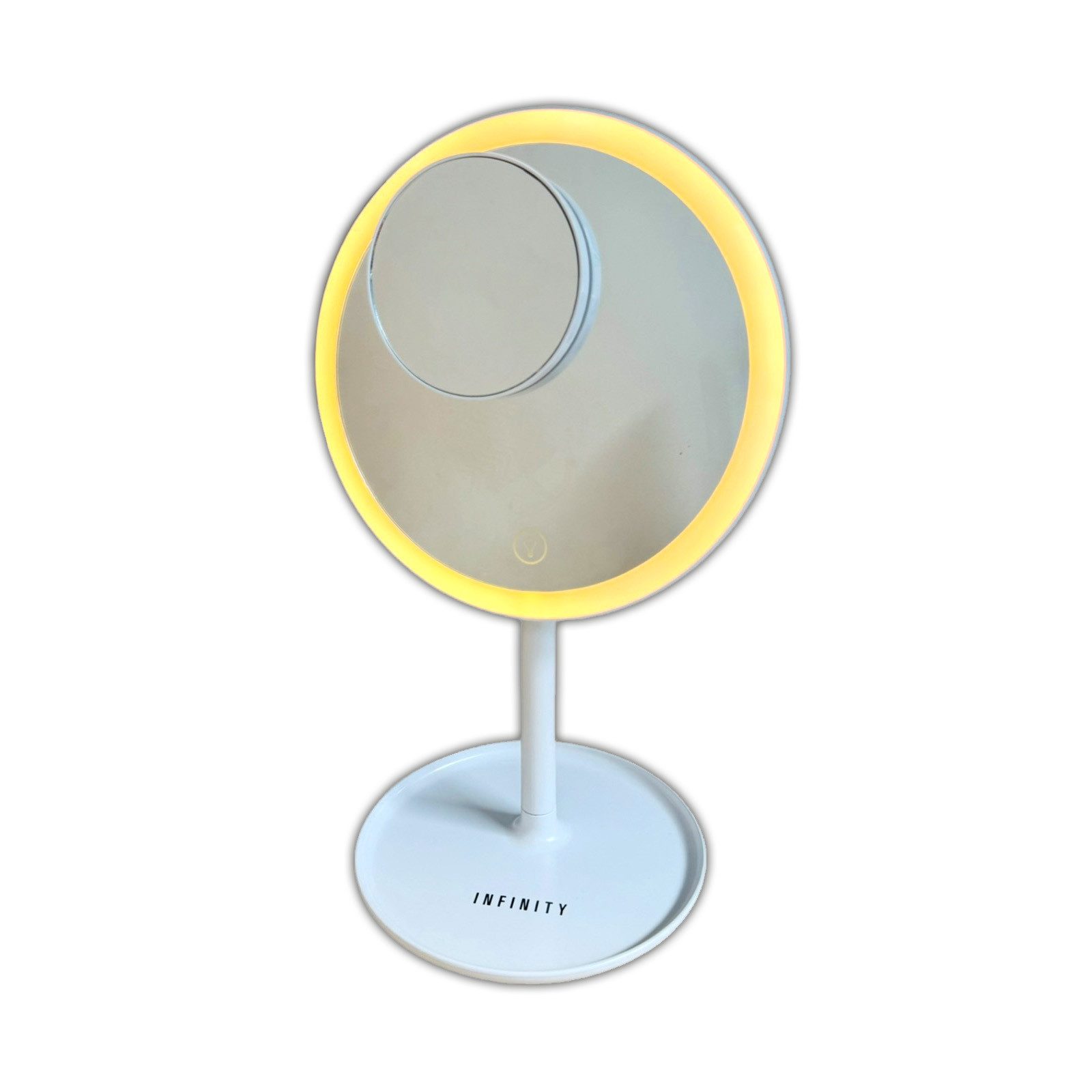 HAC24 Kosmetikspiegel Akku Schminkspiegel Spiegel Beleuchtet (1-St), ⌀ 17,4 günstig online kaufen