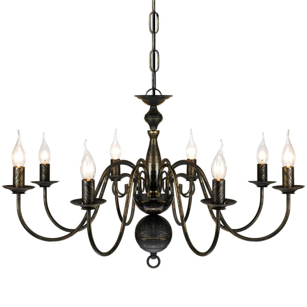 vidaXL Deckenleuchten 80 x 45 cm Lampe Kronleuchter Leuchter Deckenlampe Deckenleuchte Hänge