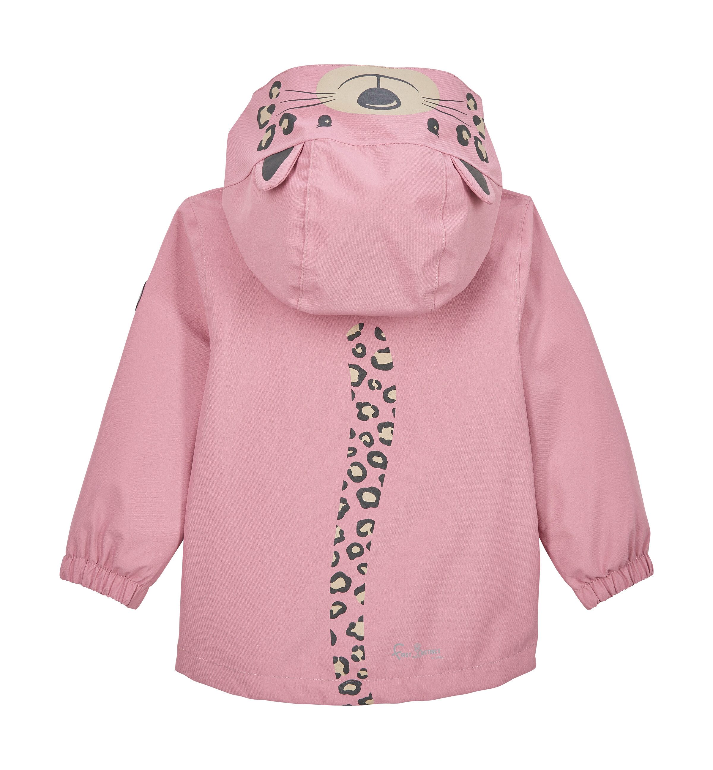 first instinct by killtec Funktionsjacke FIOS 10 MNS JCKT Wind- und wasserdichte Kinderjacke im Leo-Design mit Kinnschutz – Bild 2 von 2