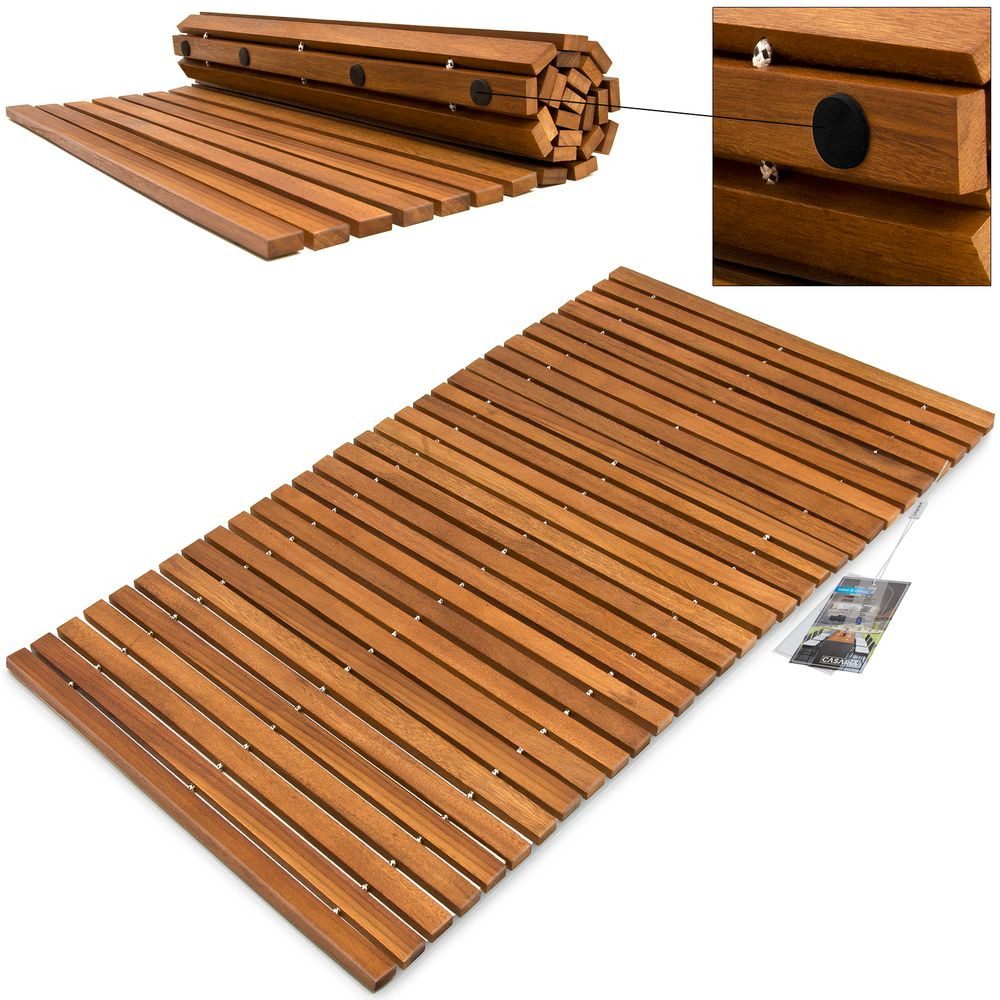 Deuba Badematte, Höhe 2.5 mm, Holz, günstig online kaufen