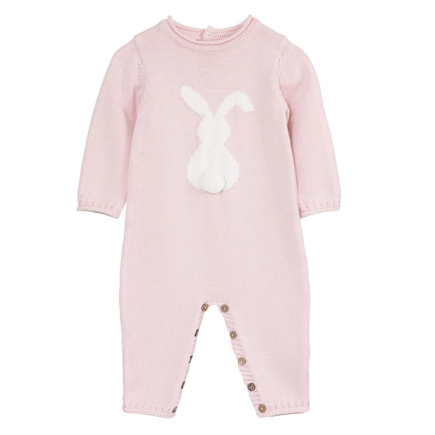 Minora Strickkleid Minora Gestrickter Unisex Strampler-Kaninchen für Baby