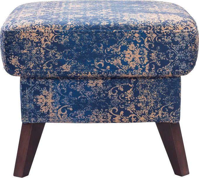 exxpo - sofa fashion Hocker Side, extravaganter Bezug, bequem und komfortabel