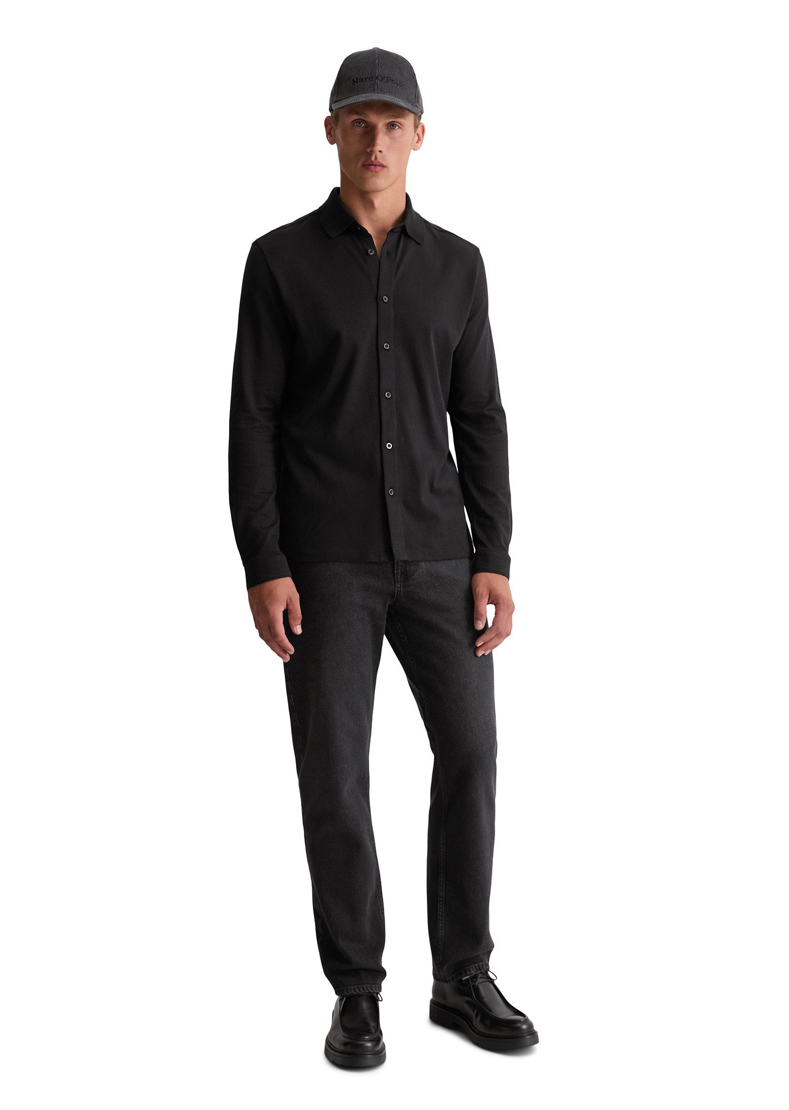 Marc O'Polo Blusenshirt aus weichem Heavy Jersey