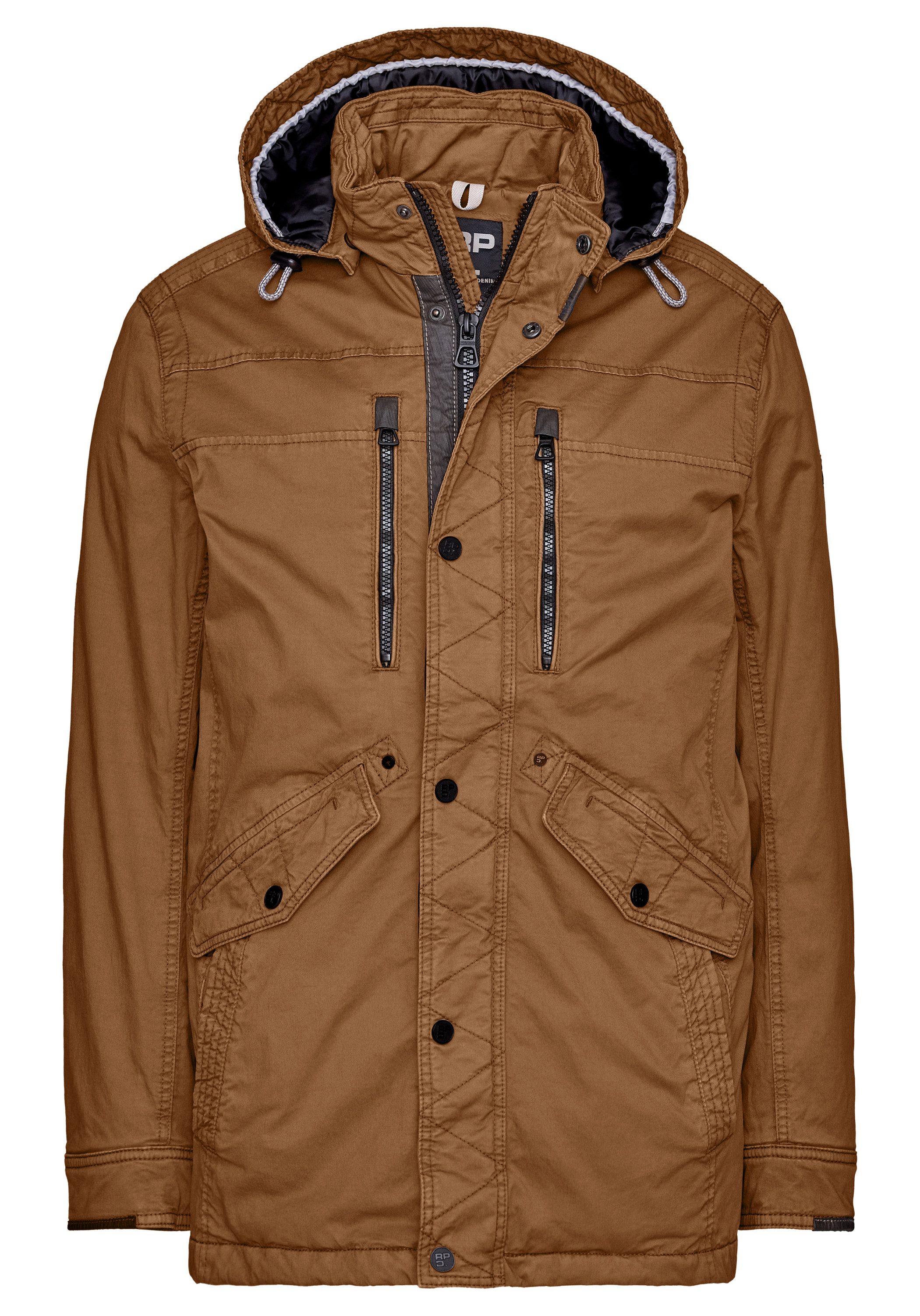 Redpoint Parka KORWIN Baumwoll-Parka mit abnehmbarer Kapuze und Stretch günstig online kaufen