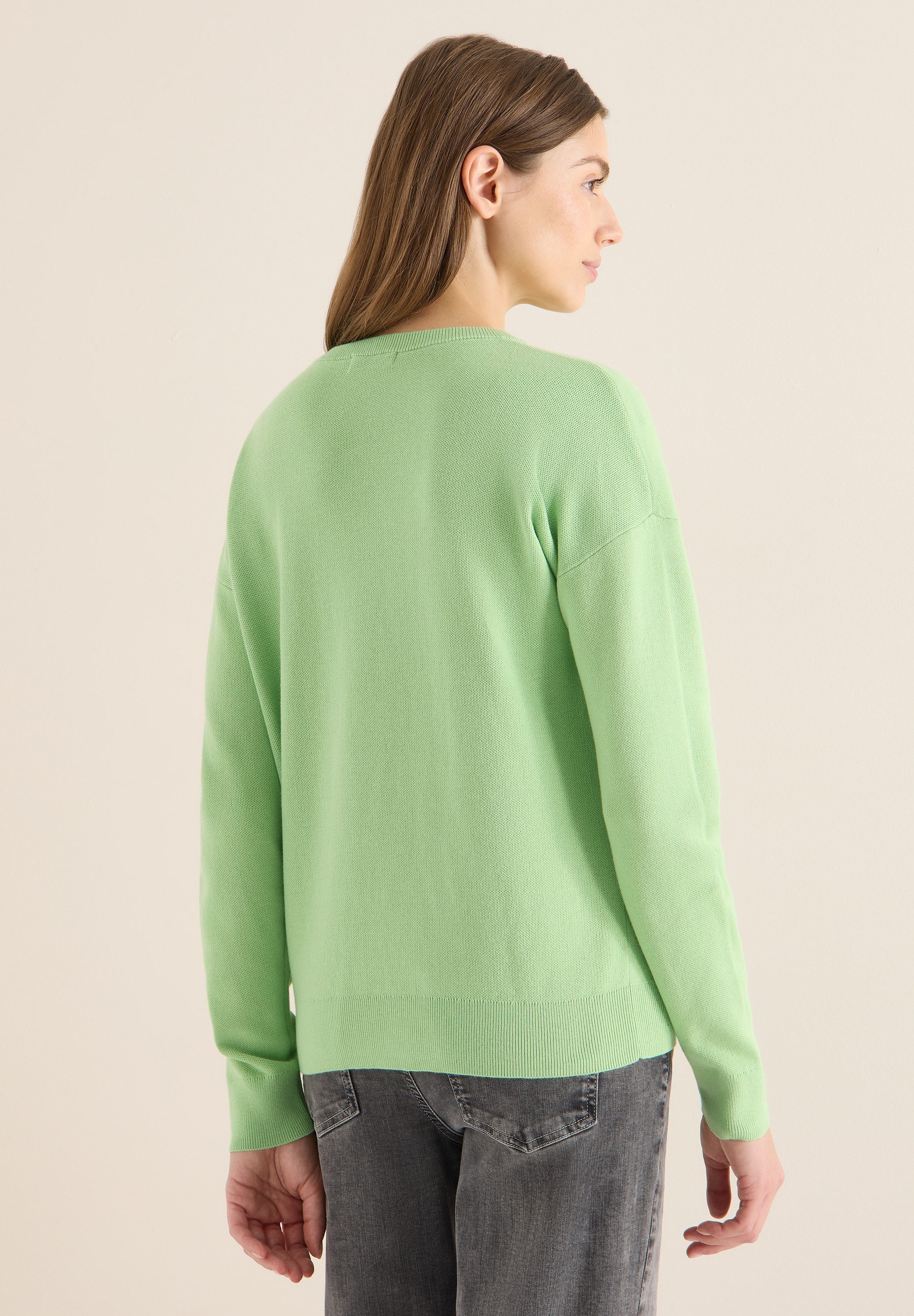 CECIL Strickpullover aus reiner Baumwolle günstig online kaufen