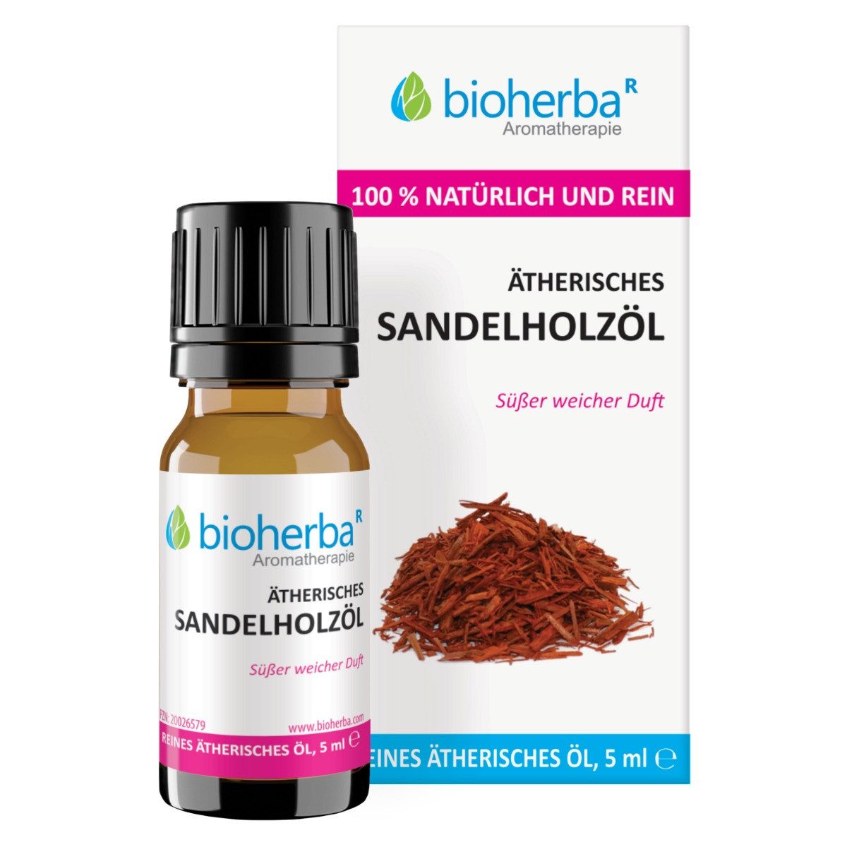 BIOHERBA R Pflege-Set Bioherba Ätherisches reines Sandelholzöl 5 ml