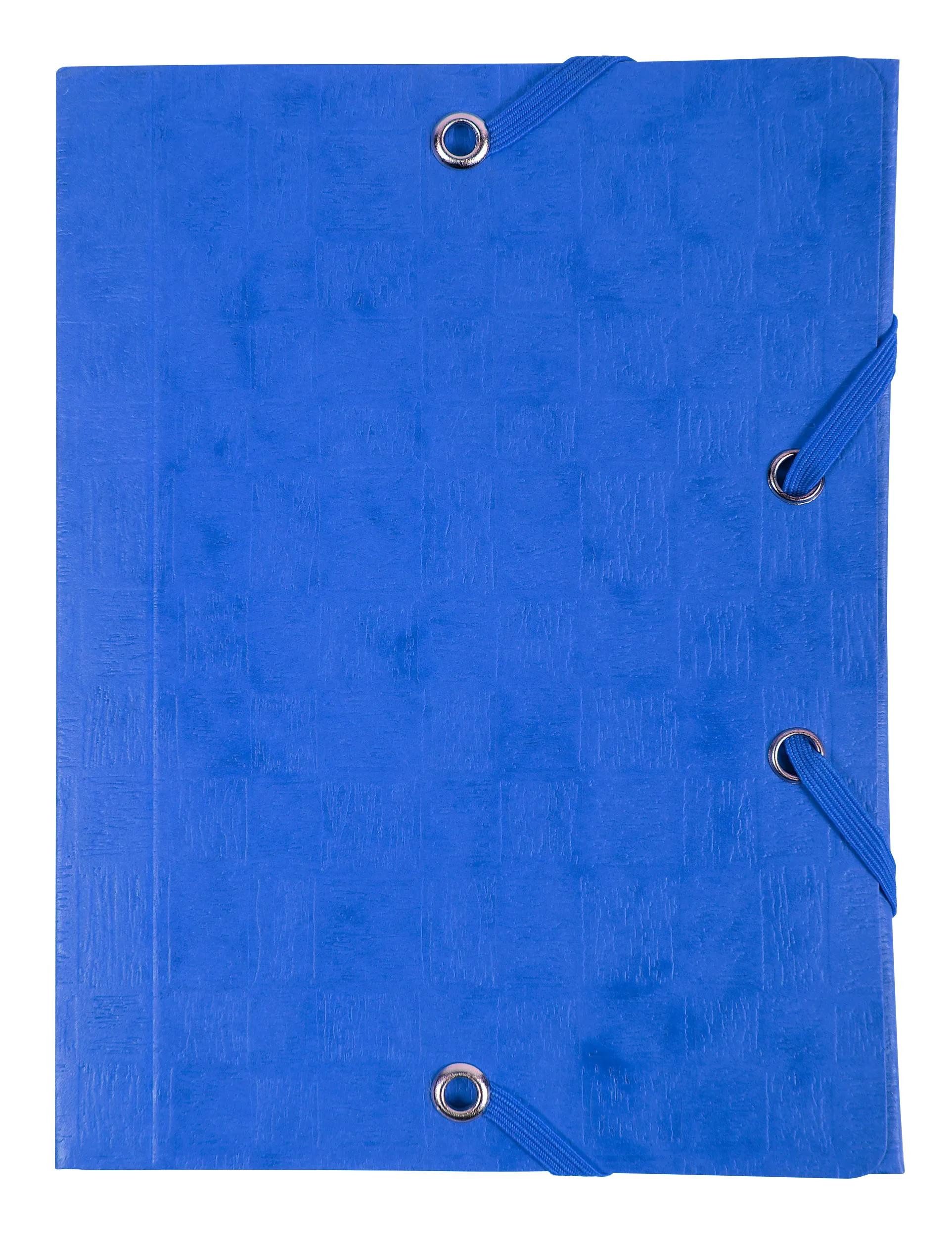 Organisationsmappe 25x Sammelmappe +Gummizug 3 Klappen Karton 12x16cm sortiert 50750E