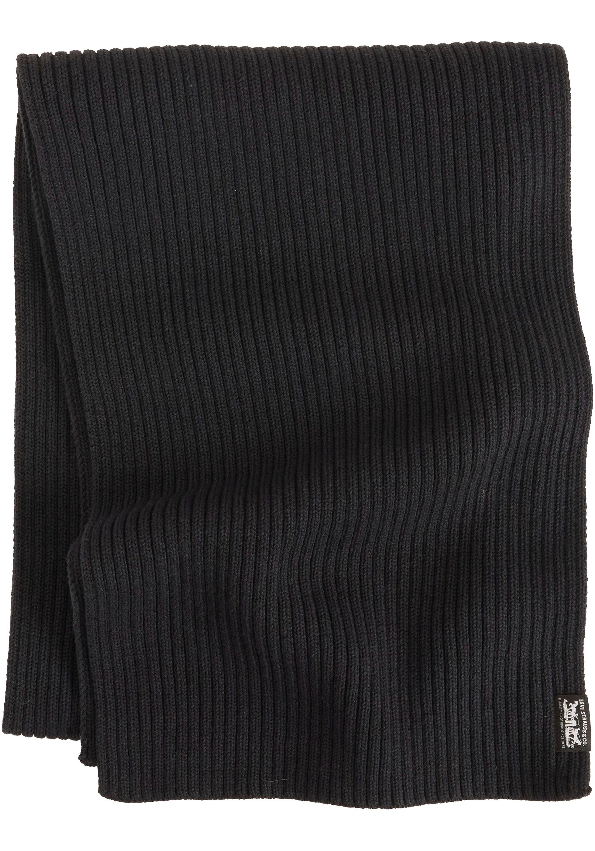 Levi's® Strickschal SUNSET SCARF, cosy Rippstrickschal, Baumwolle, One size