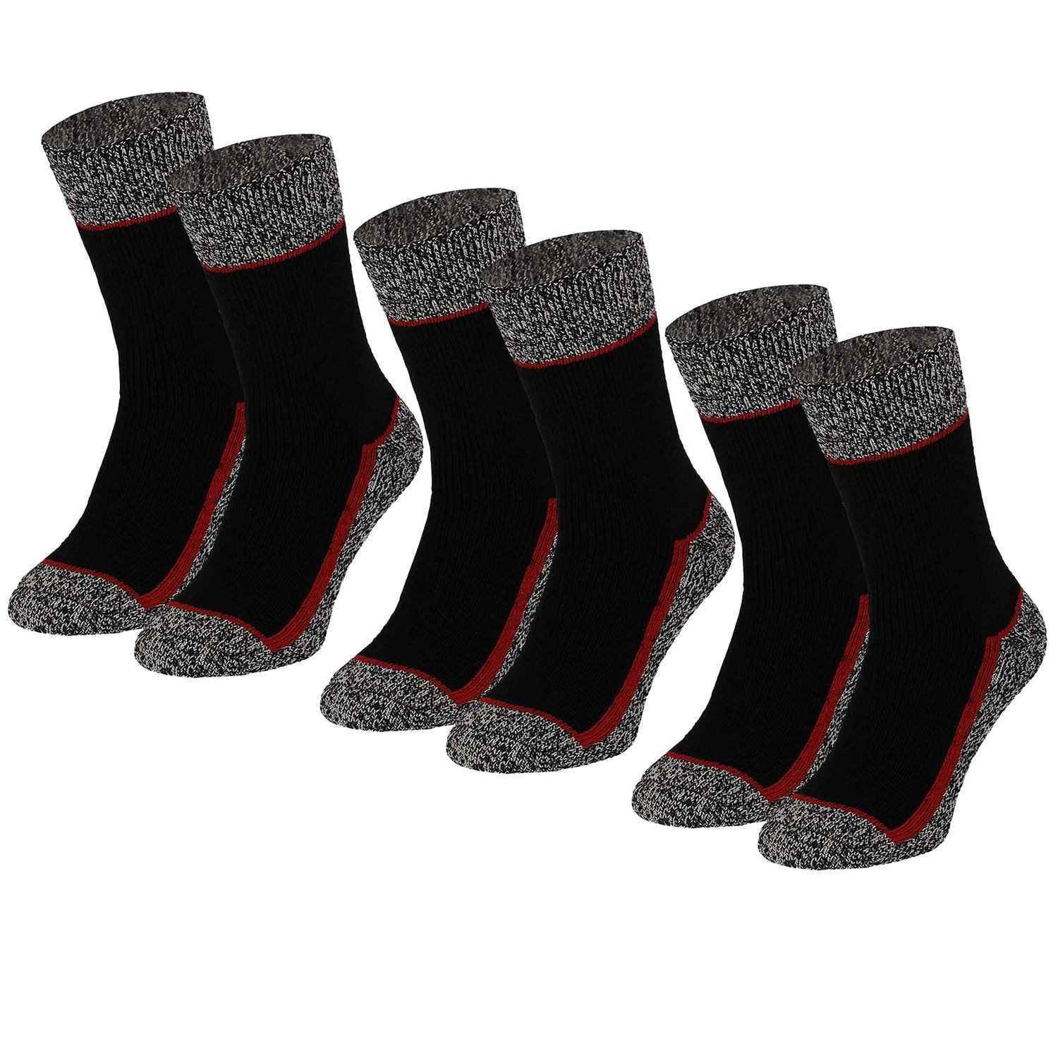 Heatkeeper Socken THERMO ARBEITSSOCKEN mit extra dicker Struktur, verstärkte Fersen- und Zehen, 3 Paar